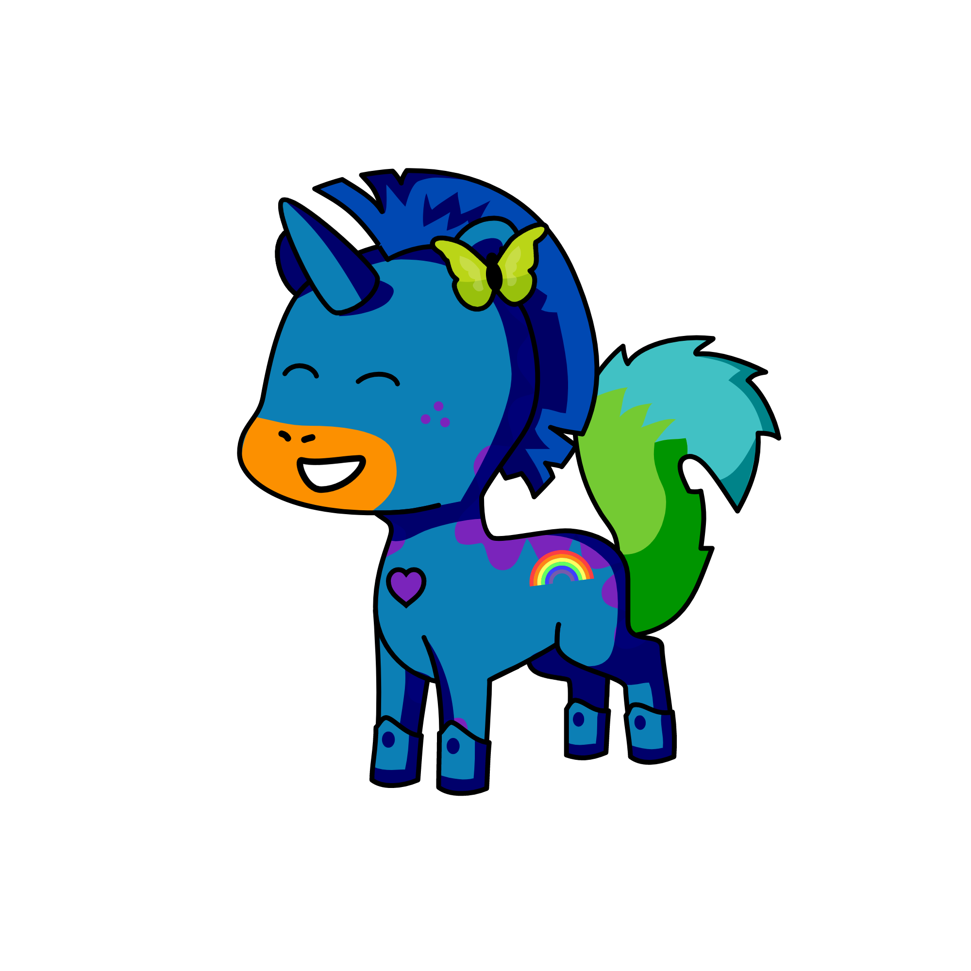 h, the unicorn