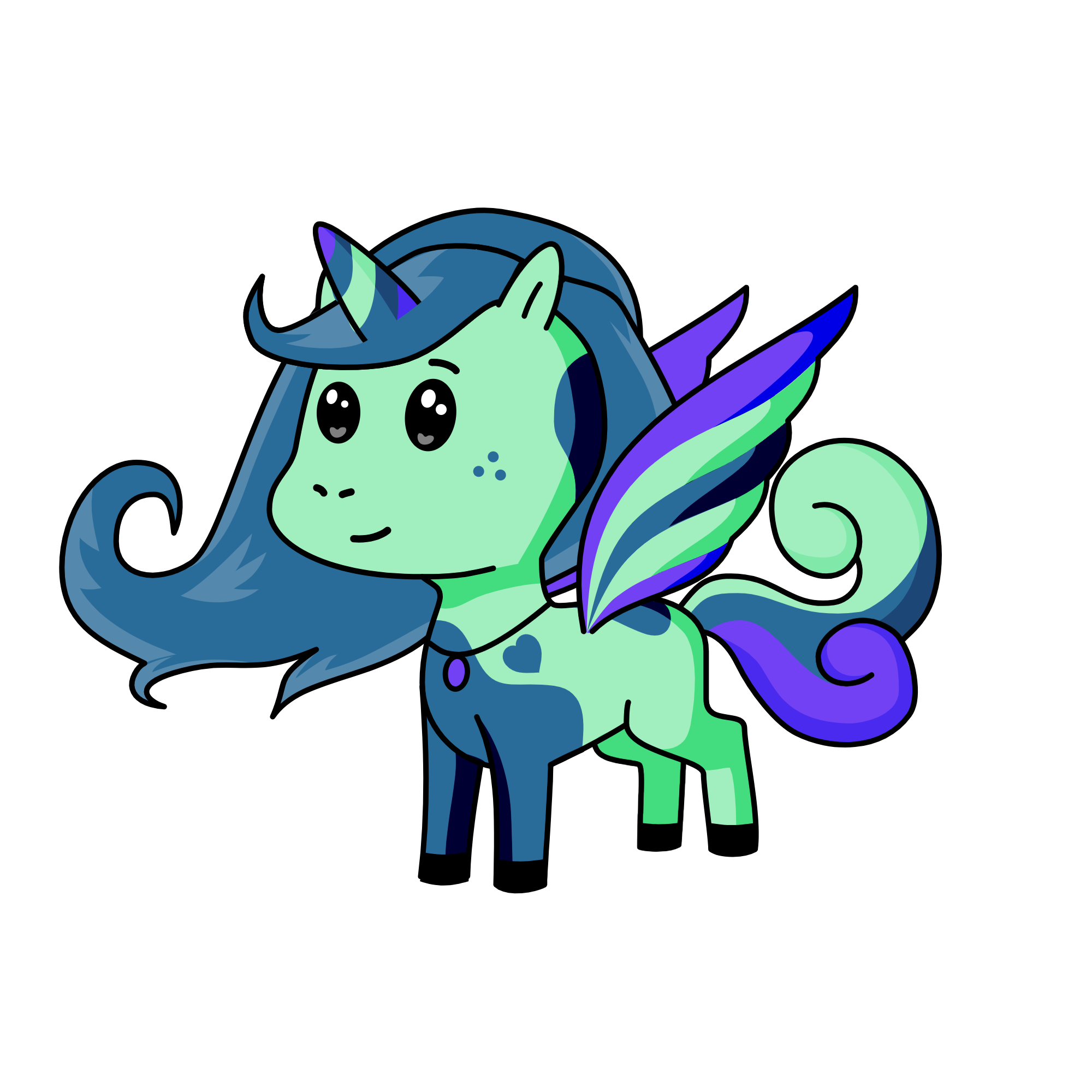 mint, the unicorn