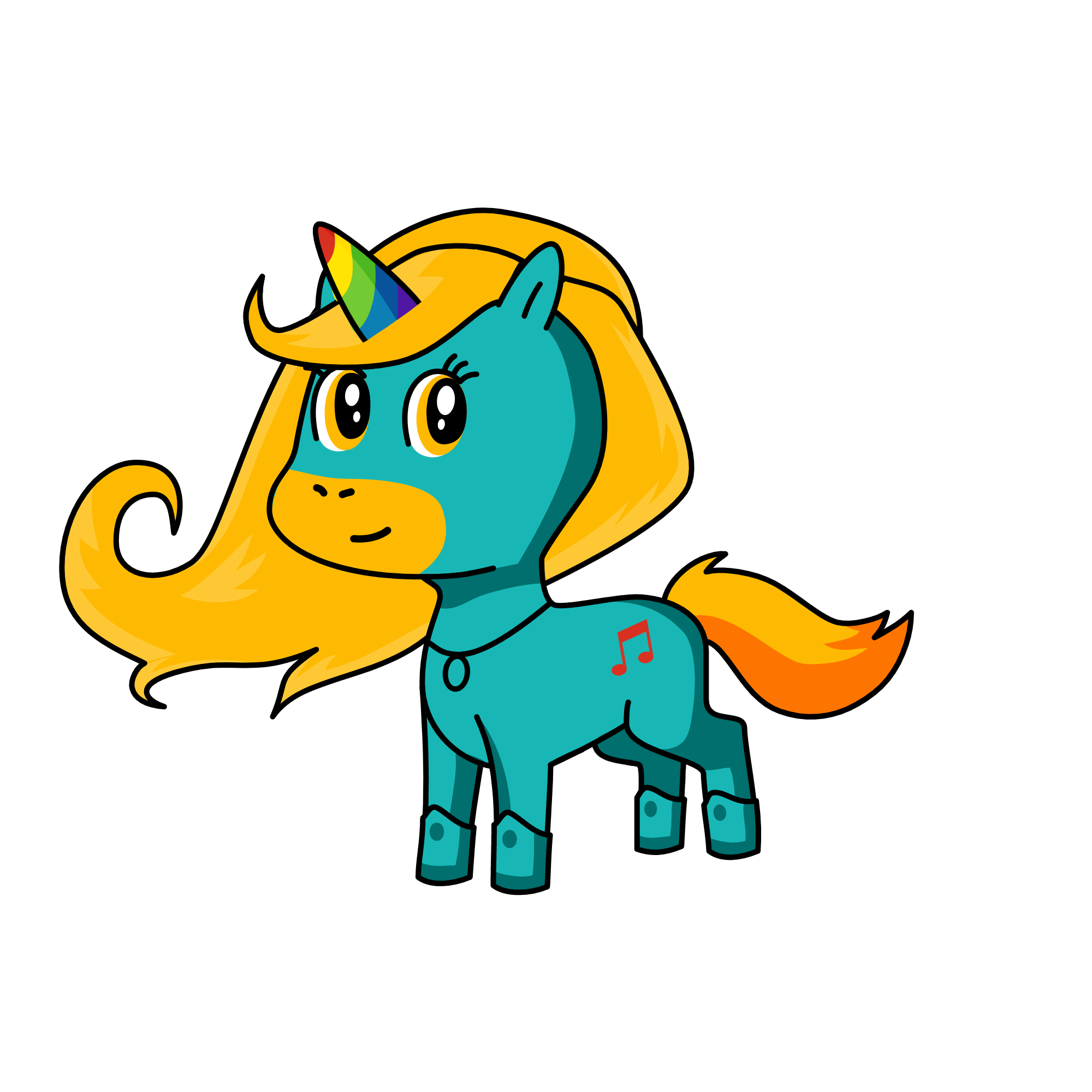 mnkjuyfd, the unicorn