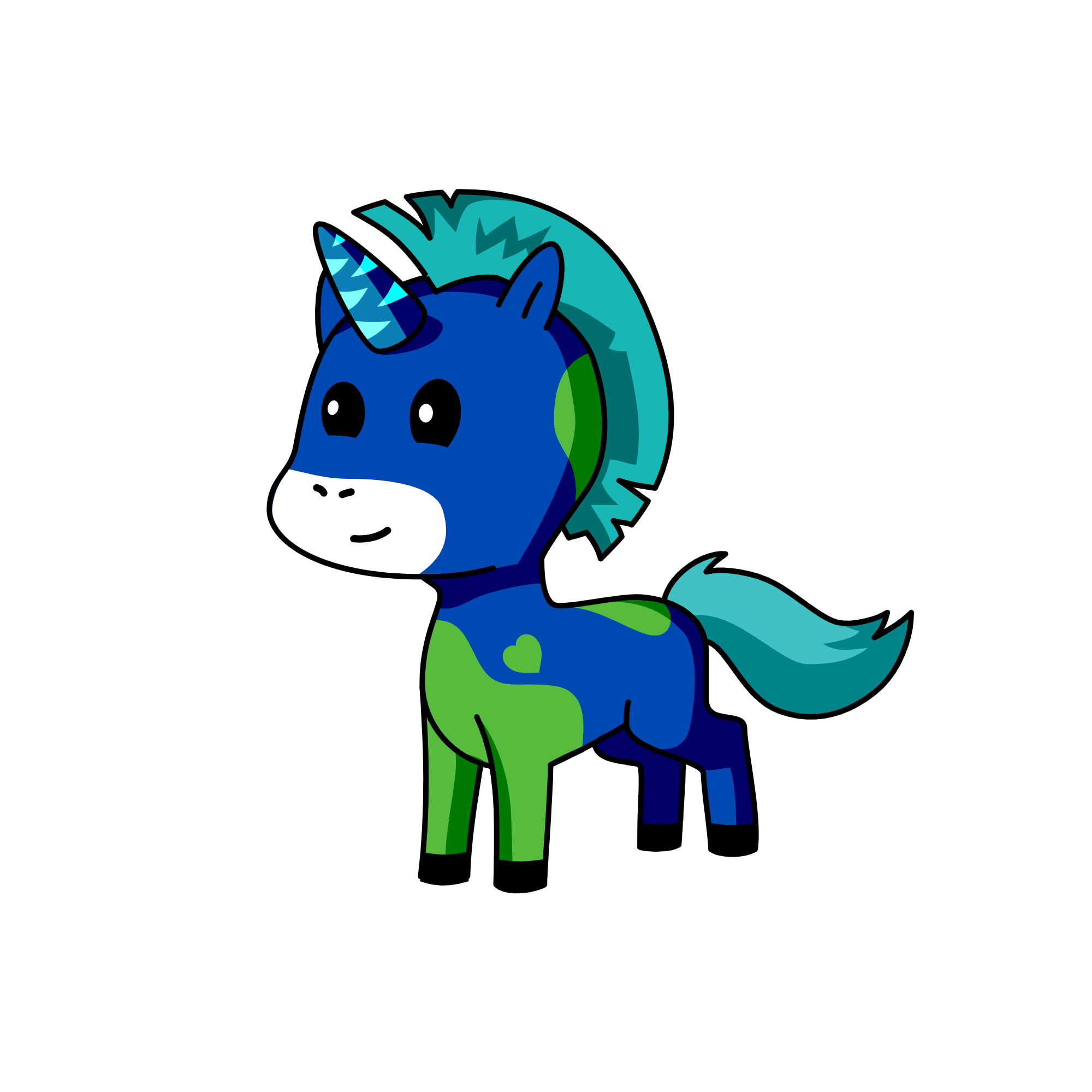 hansome, the unicorn