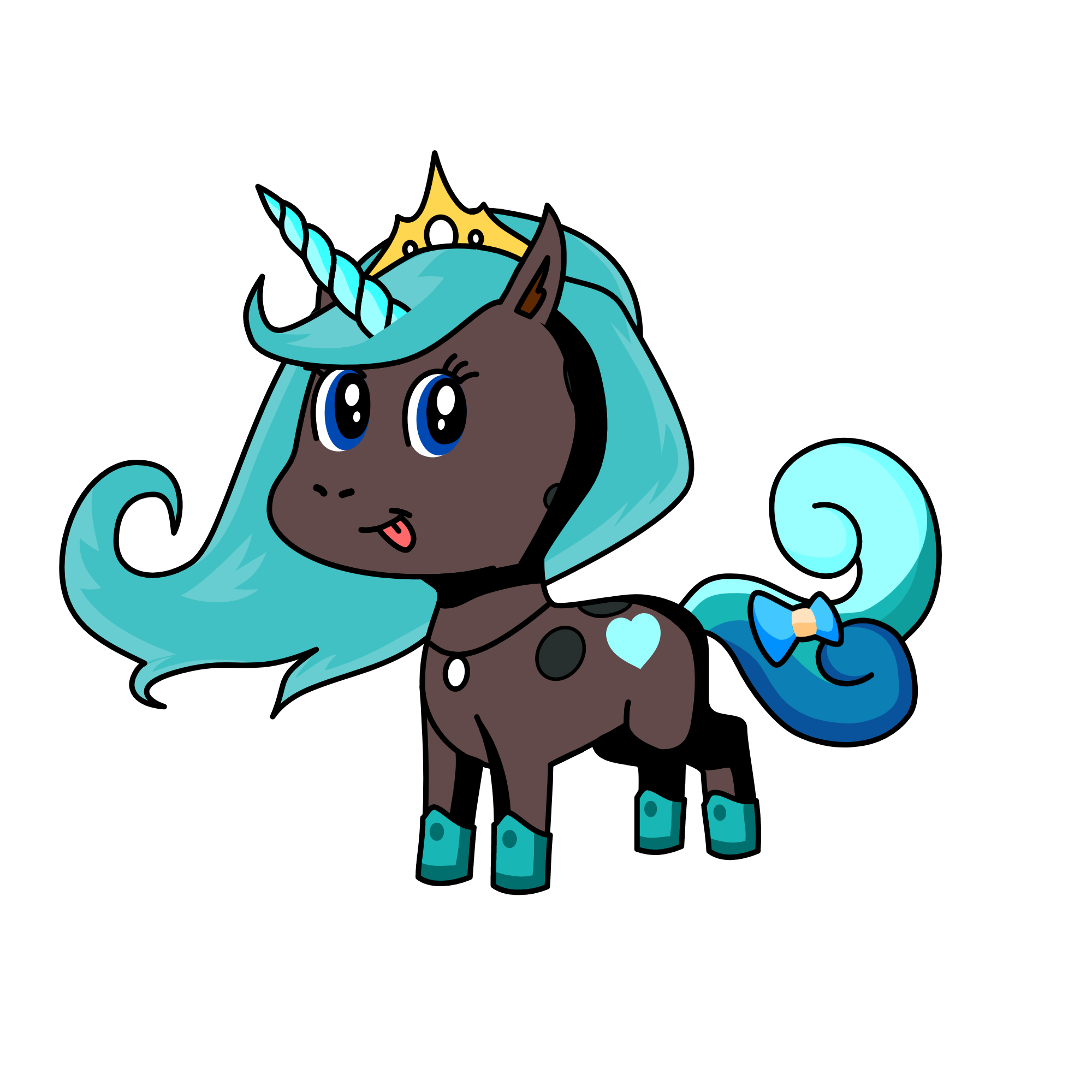 Moonlight, the unicorn