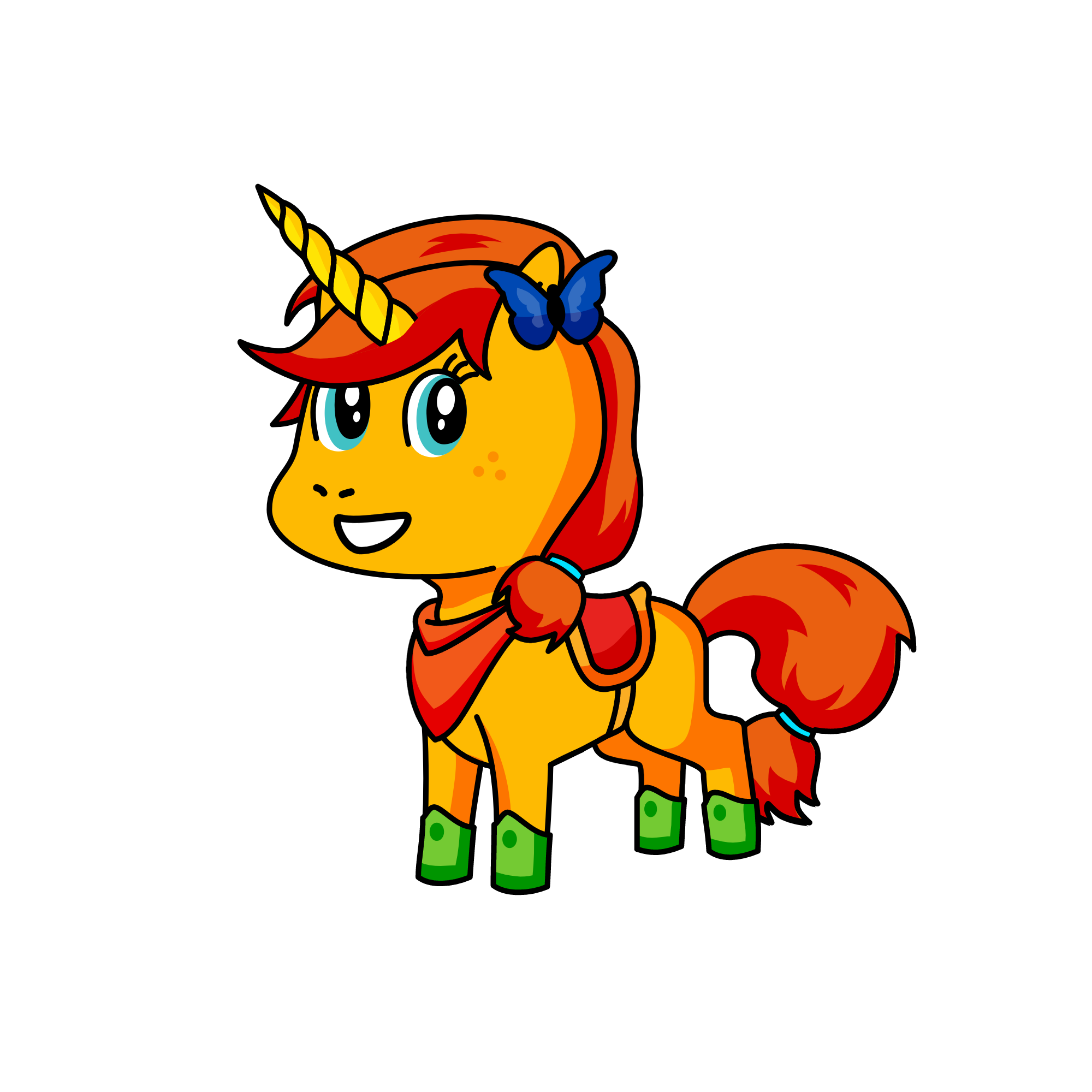 Sandy, the unicorn