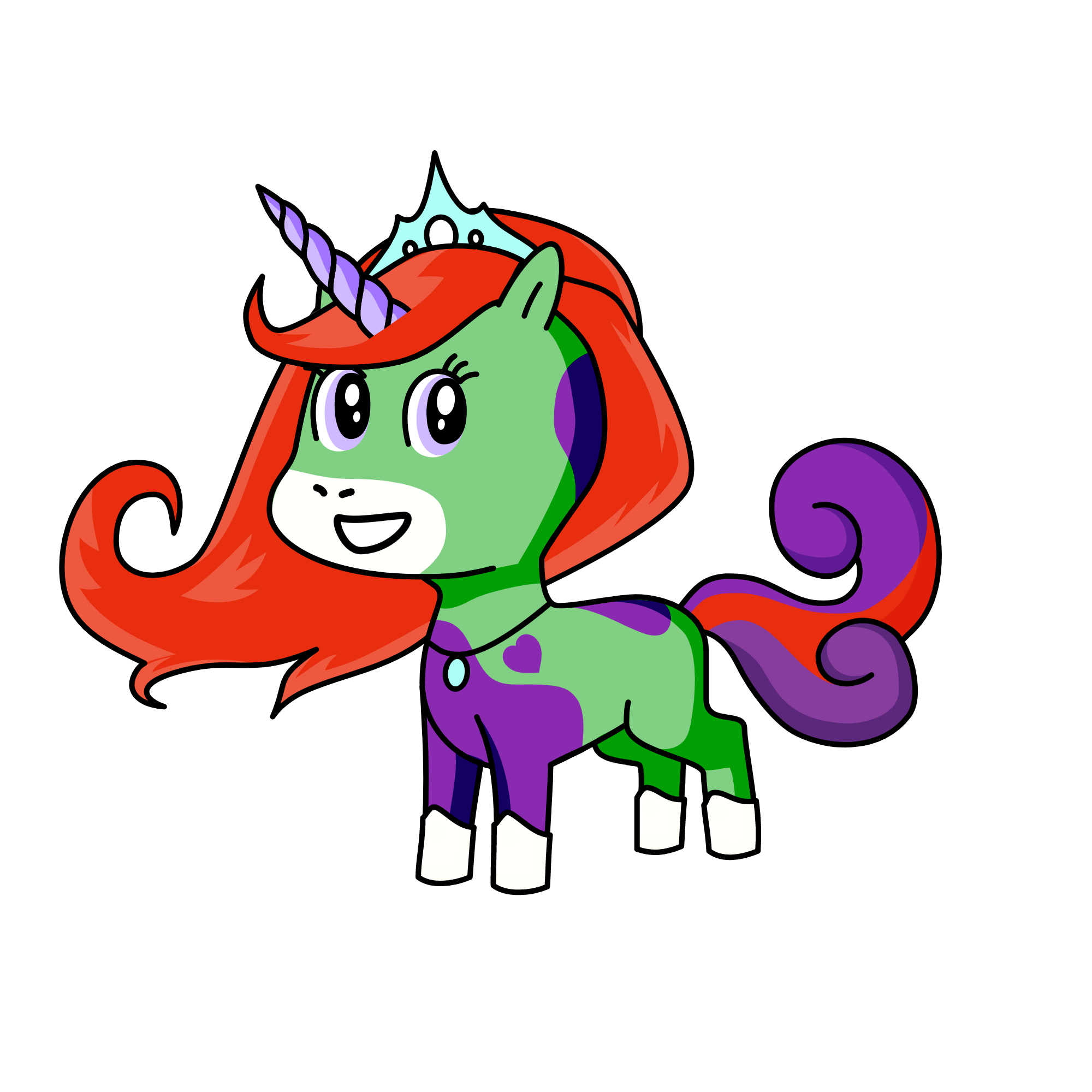 Ariel, the unicorn