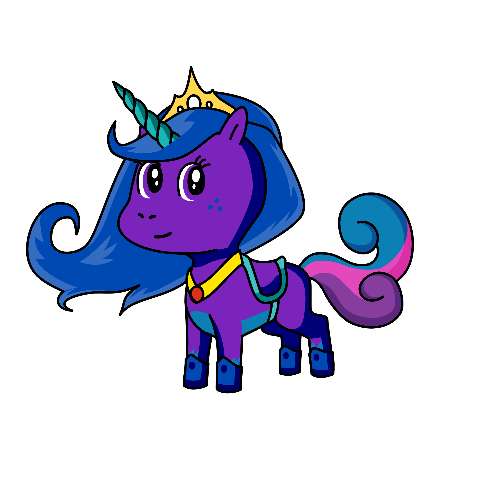 Cutey, the unicorn