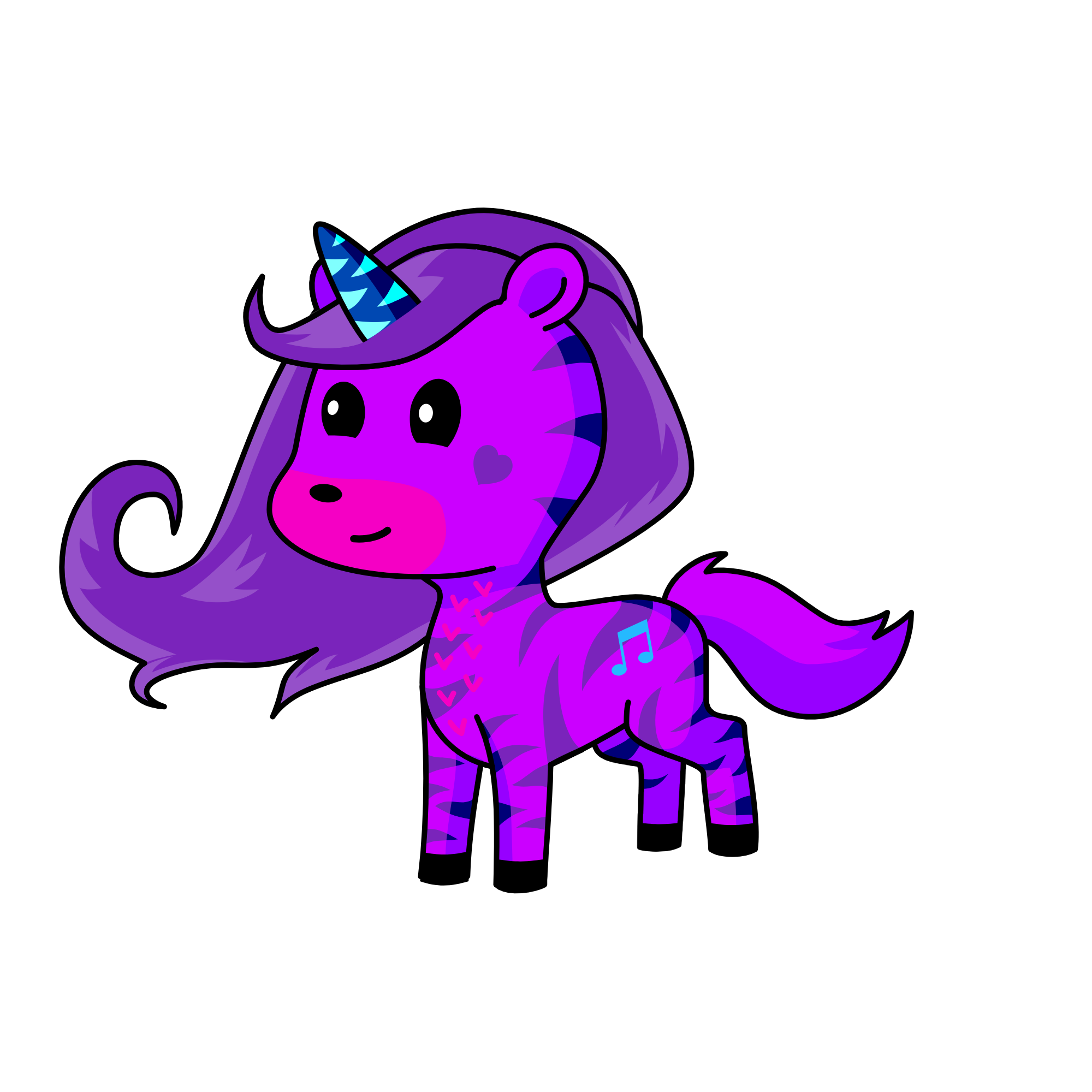 winter, the unicorn