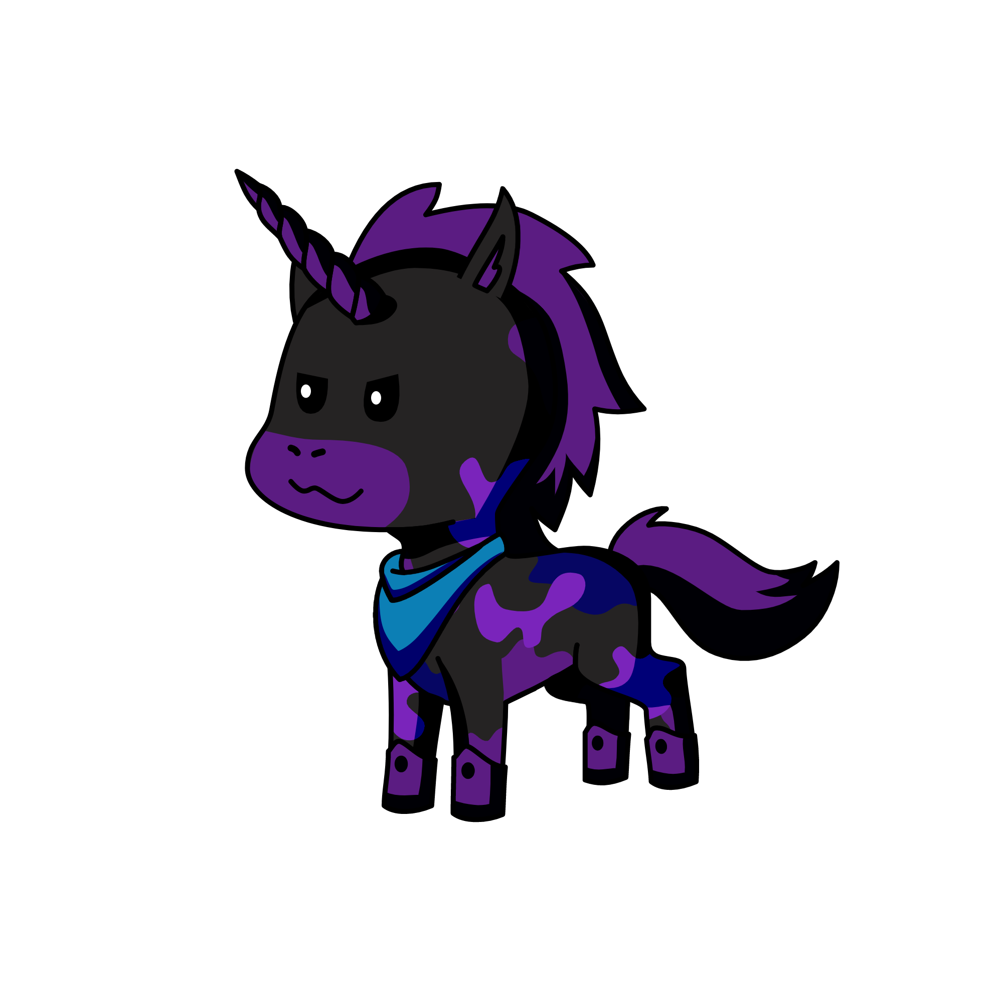 Midnight, the unicorn
