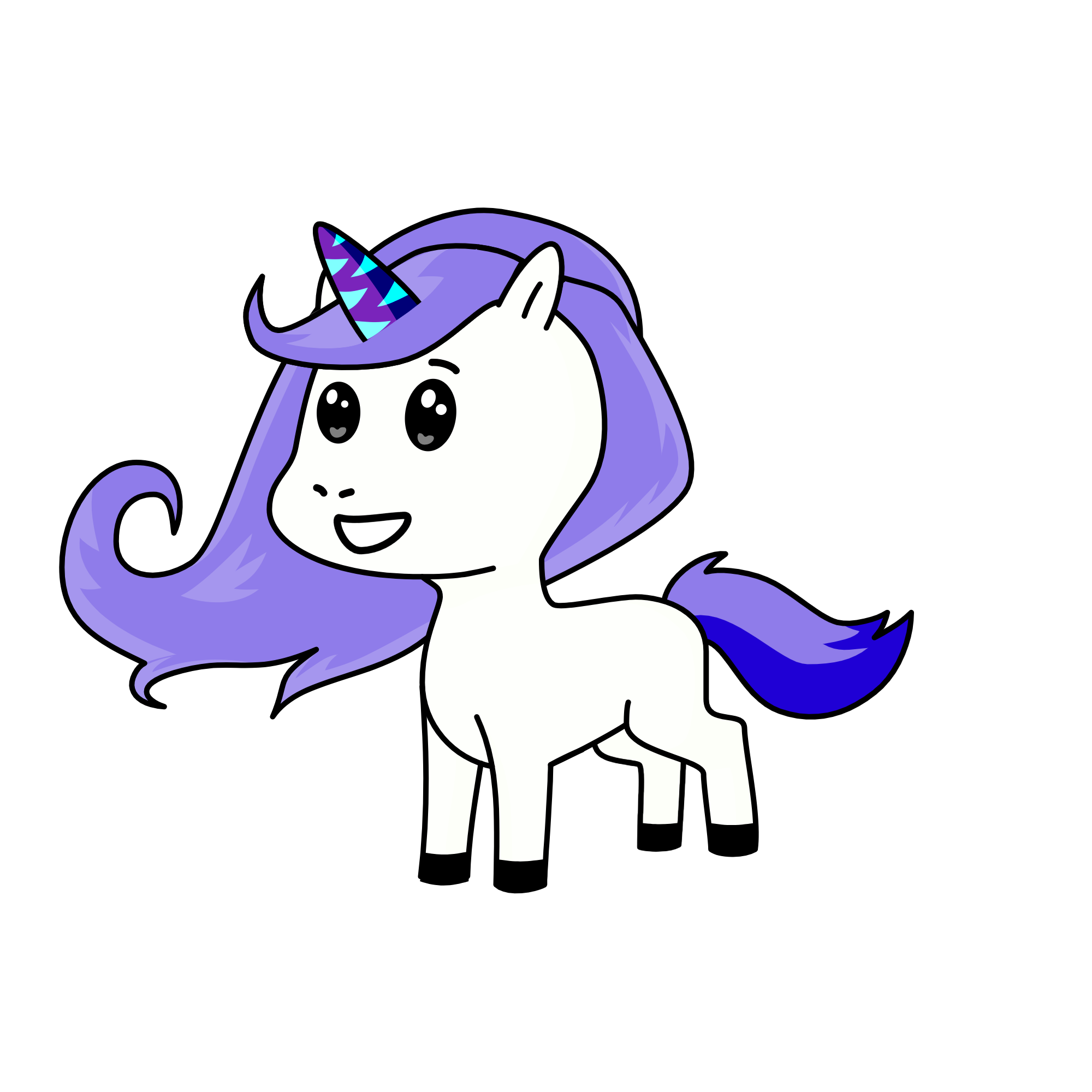 Snow, the unicorn