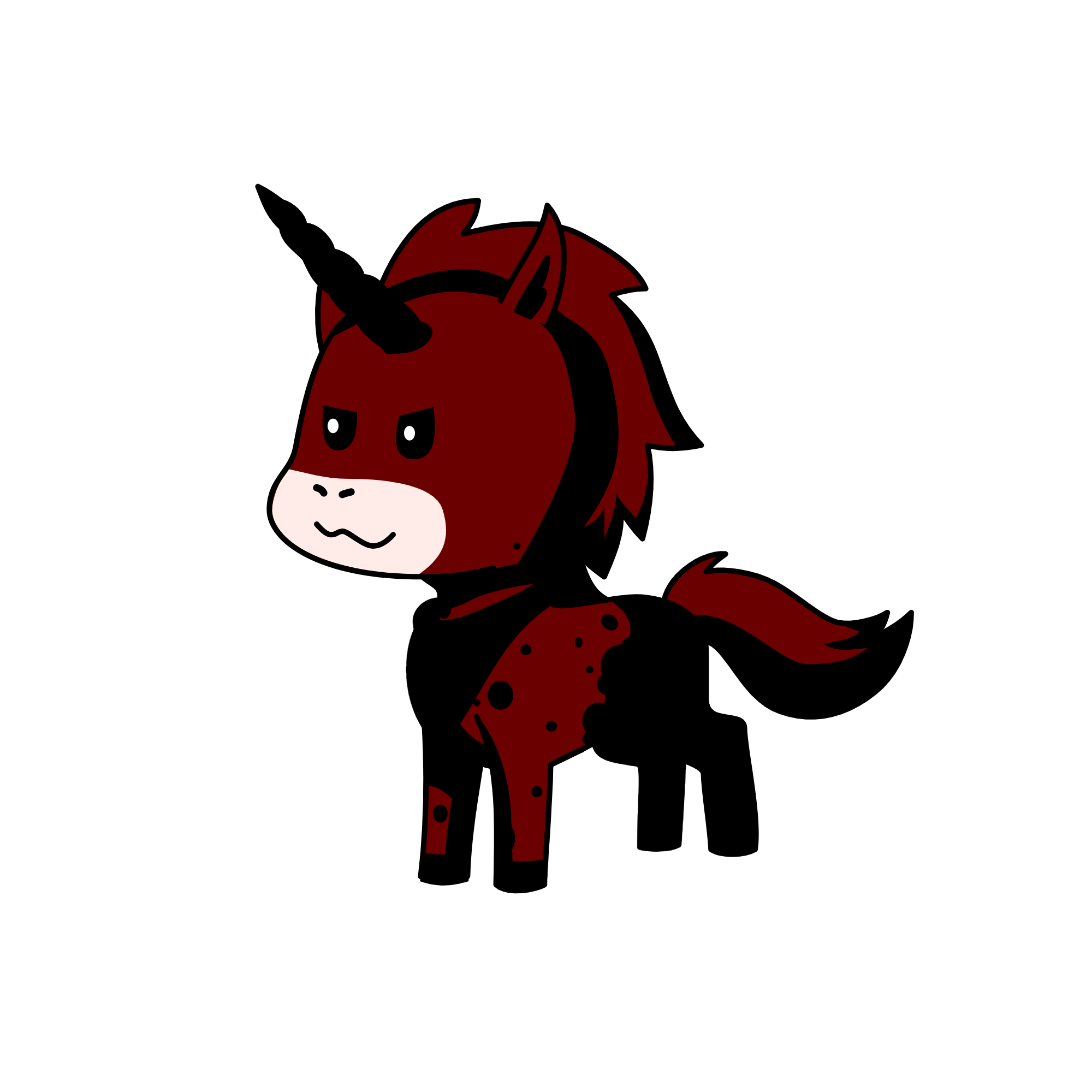 ZARGOTH THE UNICORN OF DARKNESS, the unicorn