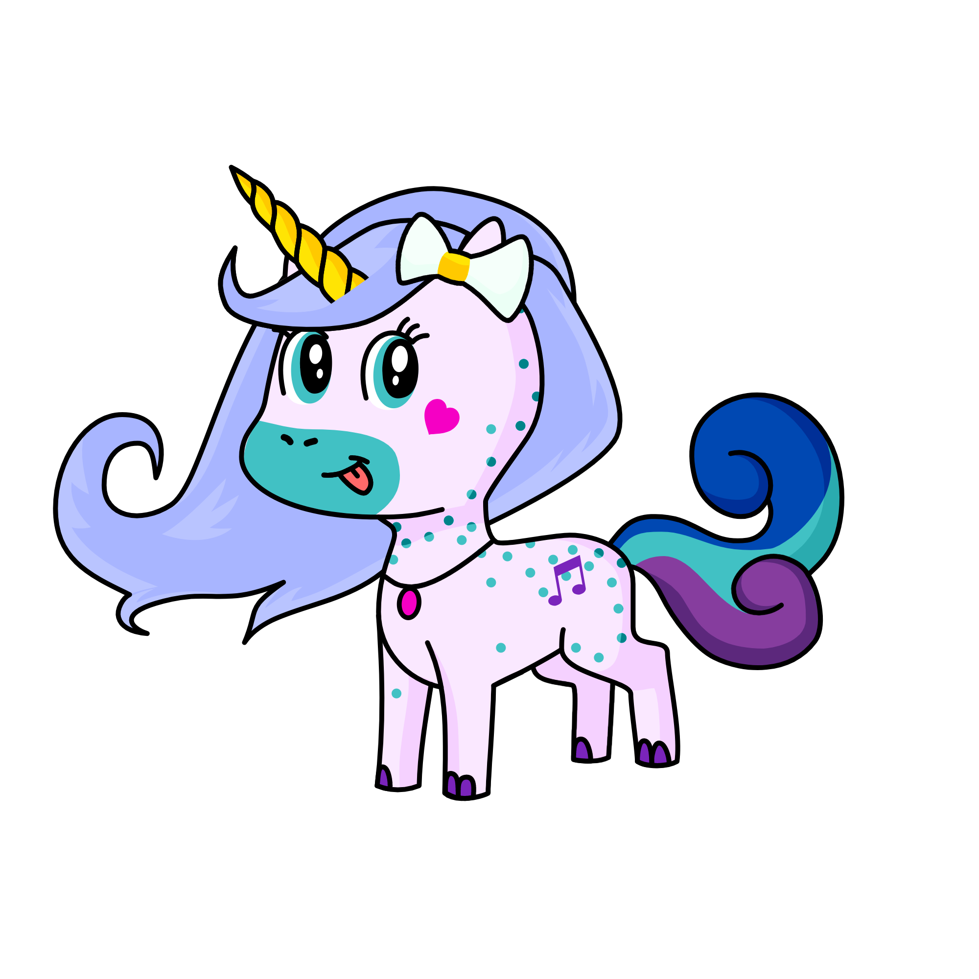Shine, the unicorn