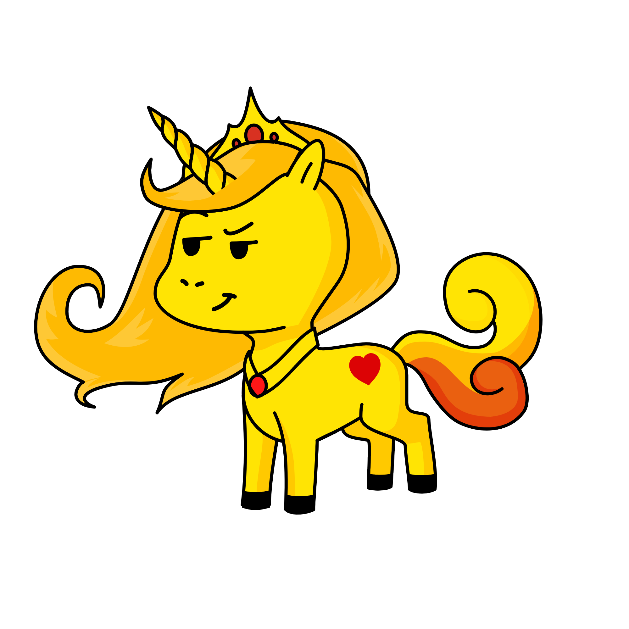 Sunset Shimmer, the unicorn