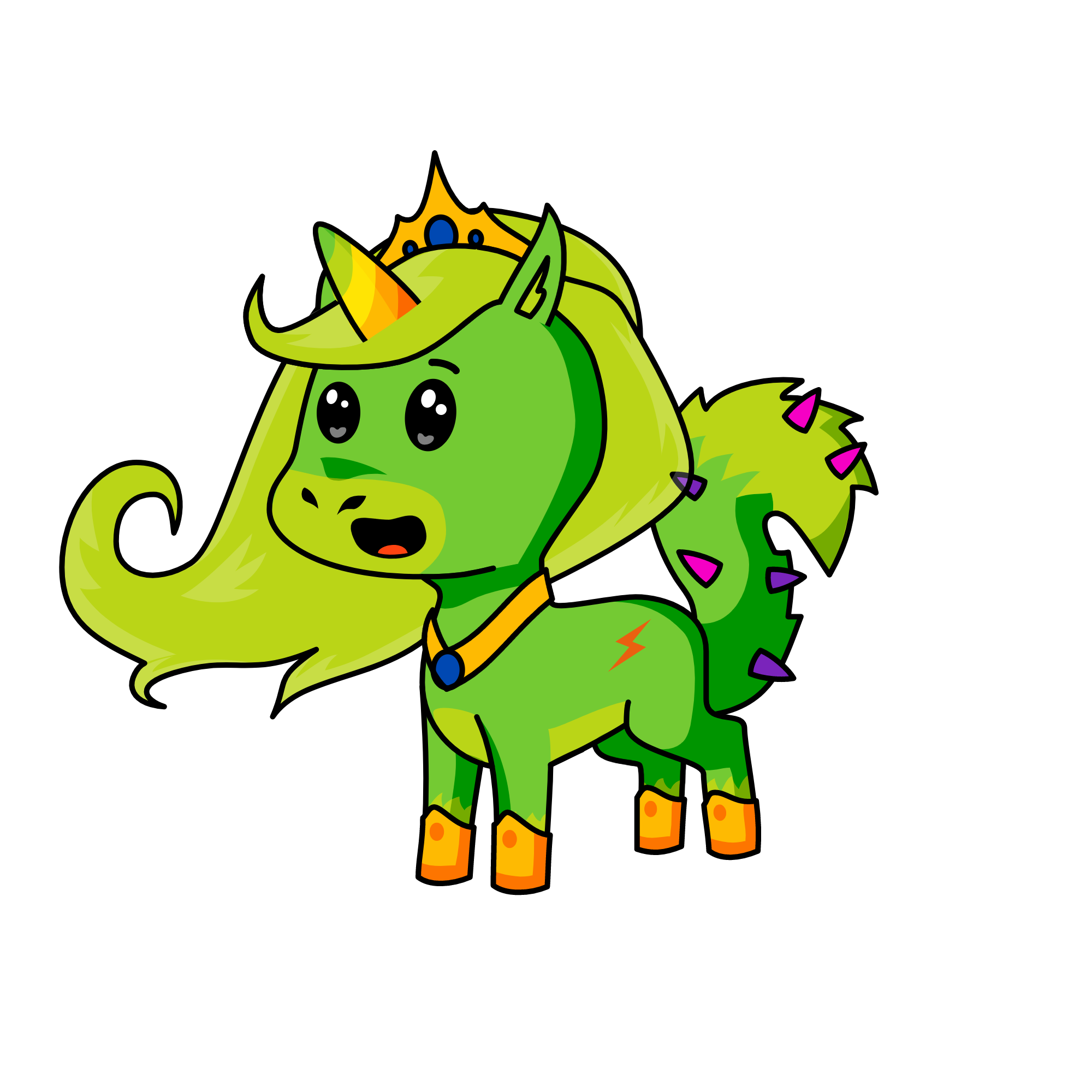 Wolfie, the unicorn