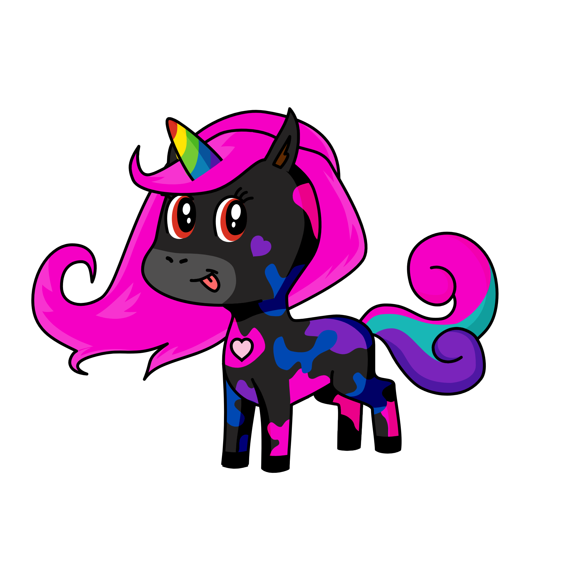 Midnight, the unicorn