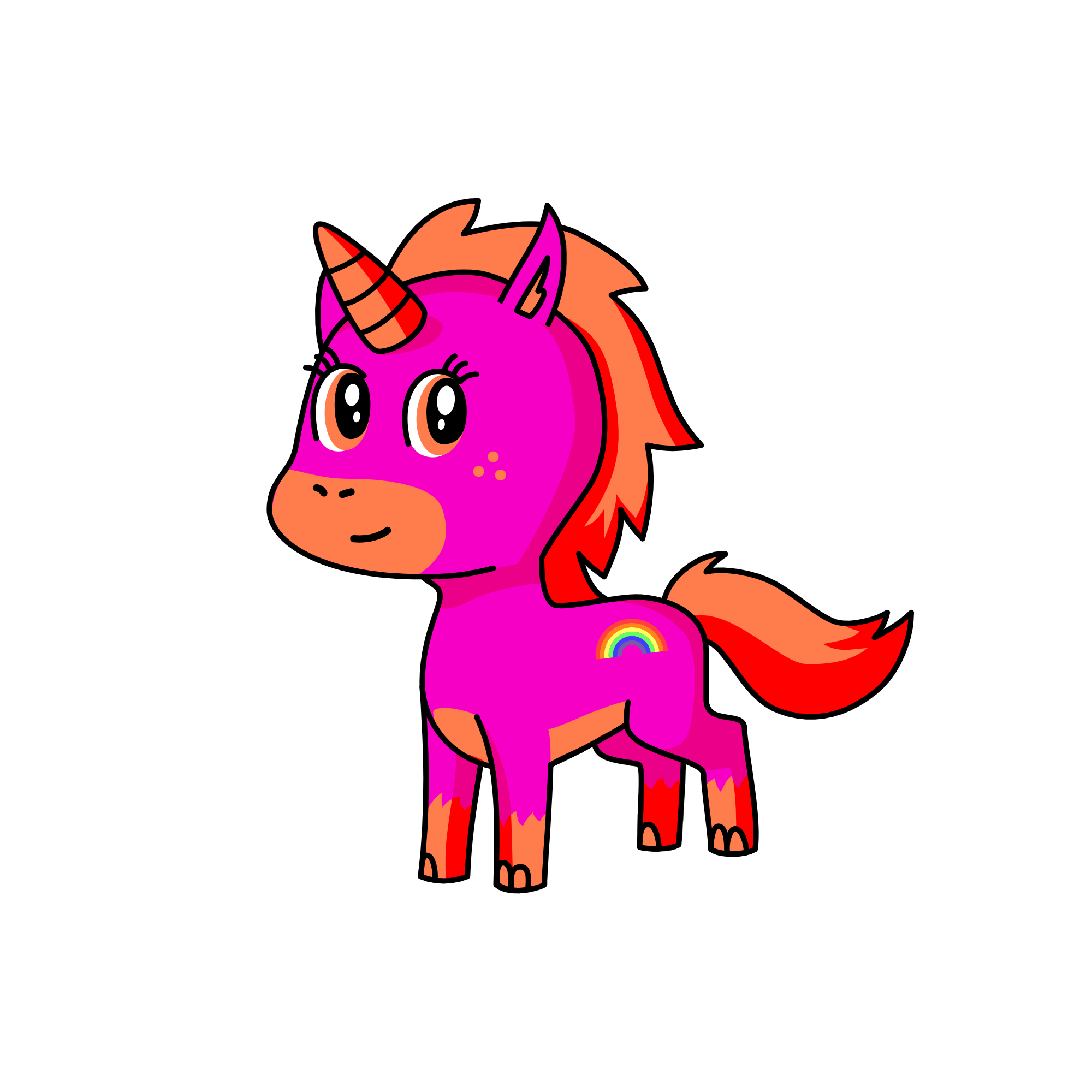 Pinkie, the unicorn
