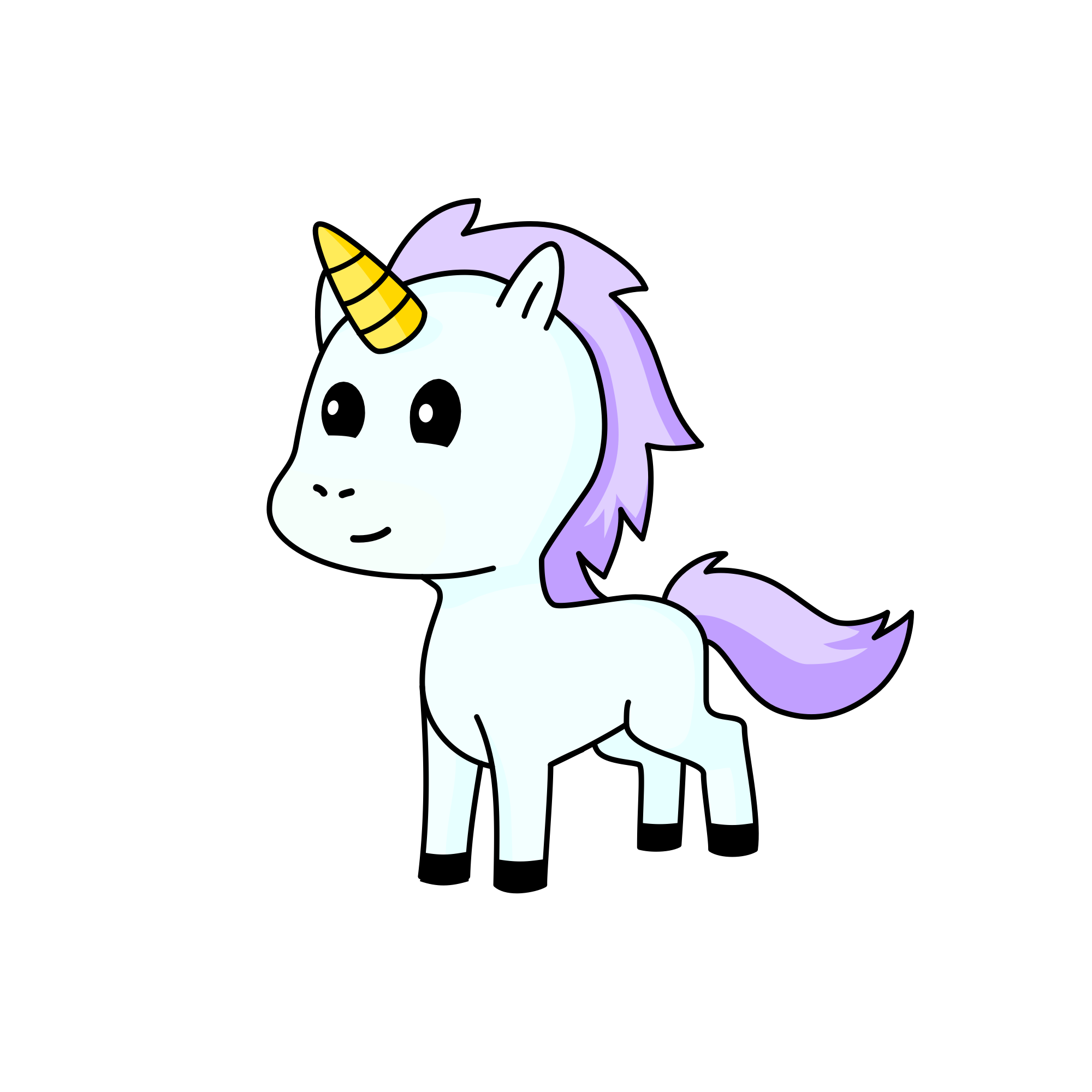 Glitterbutt, the unicorn