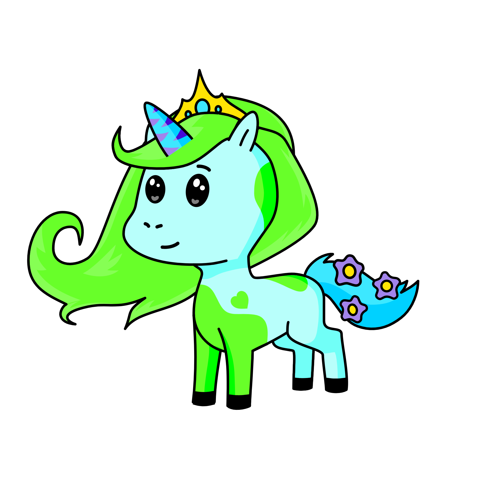 Springlet, the unicorn