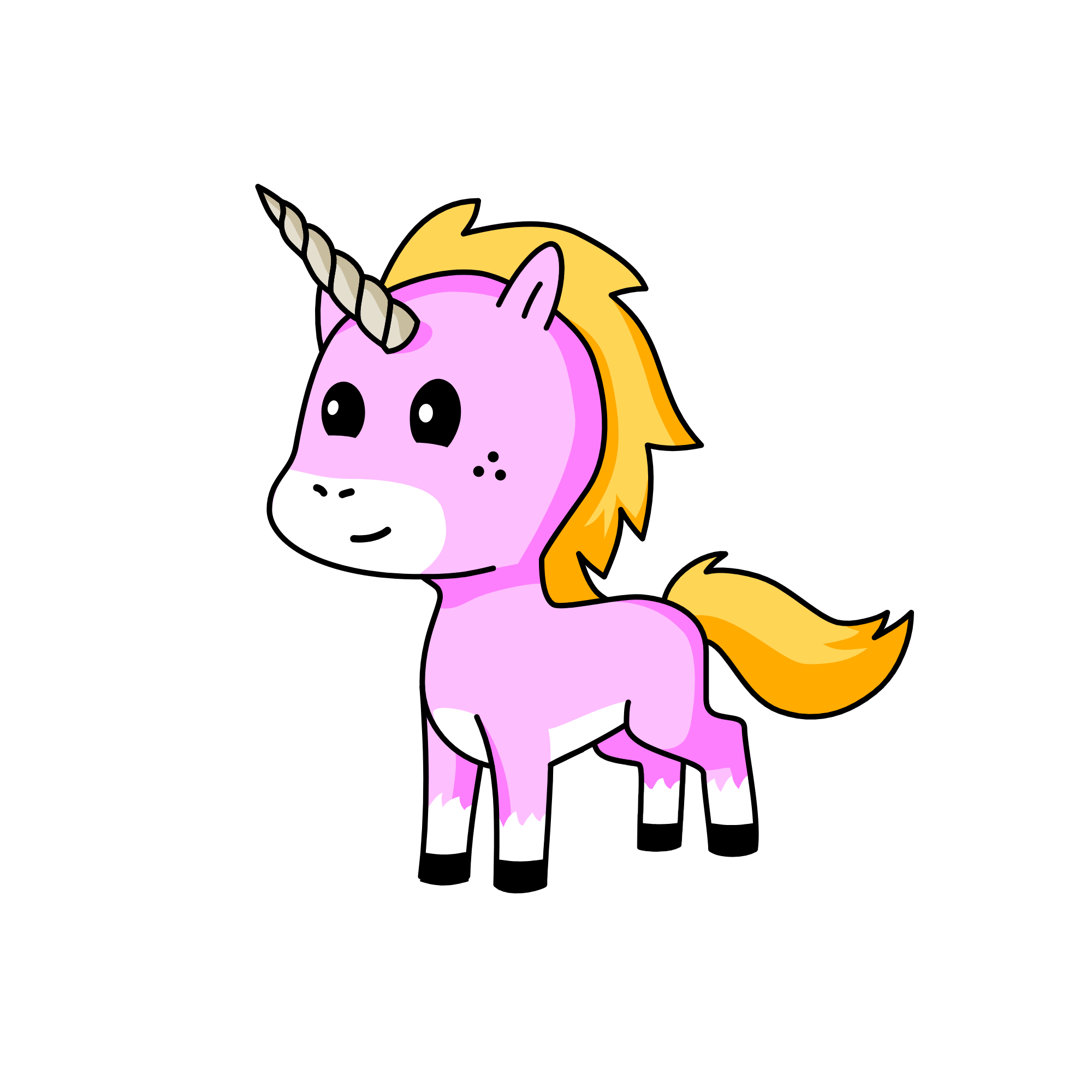 Gabby, the unicorn