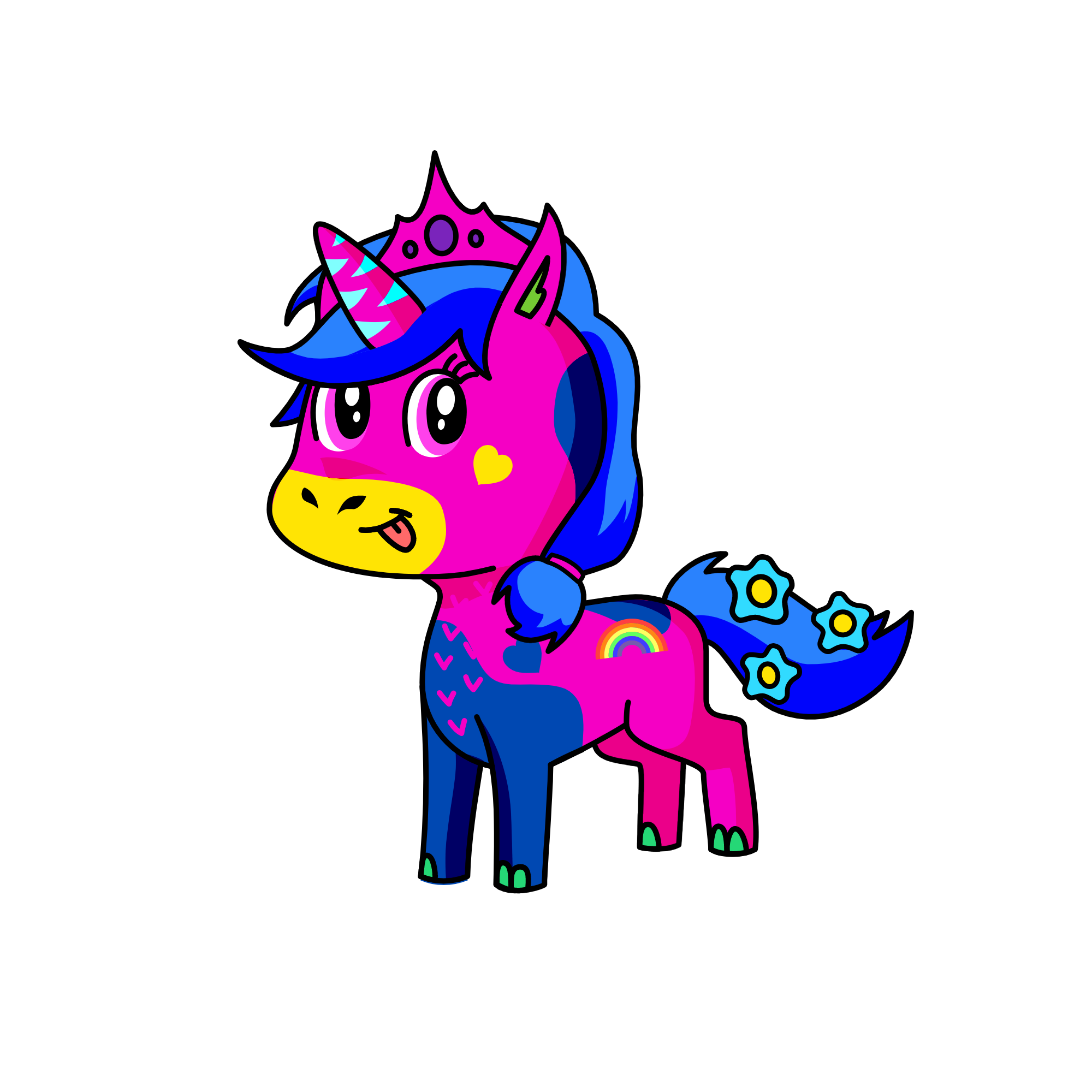 rainbow, the unicorn
