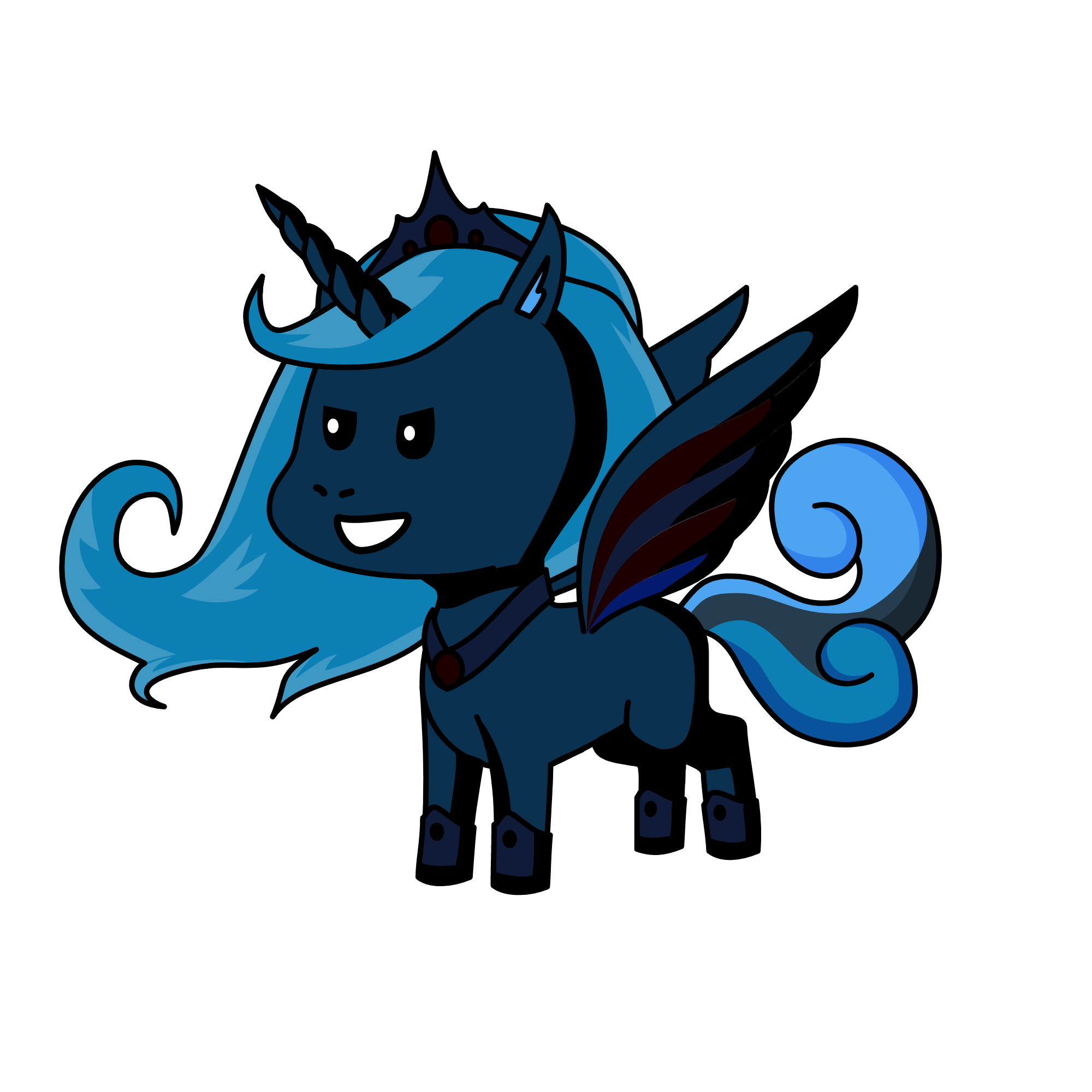 Nightmare Moon, the unicorn