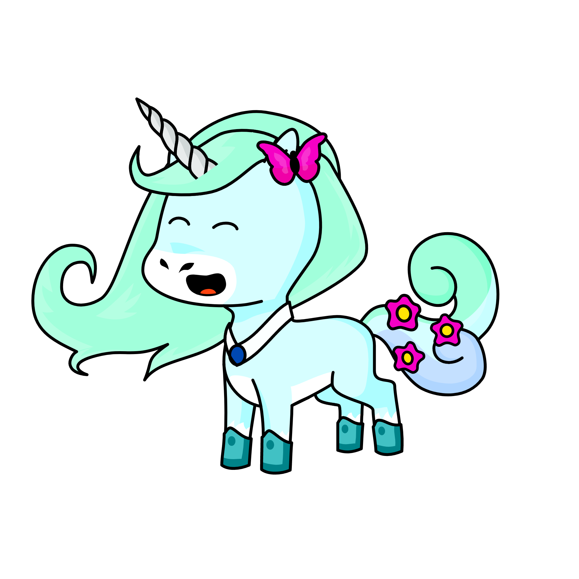 April, the unicorn