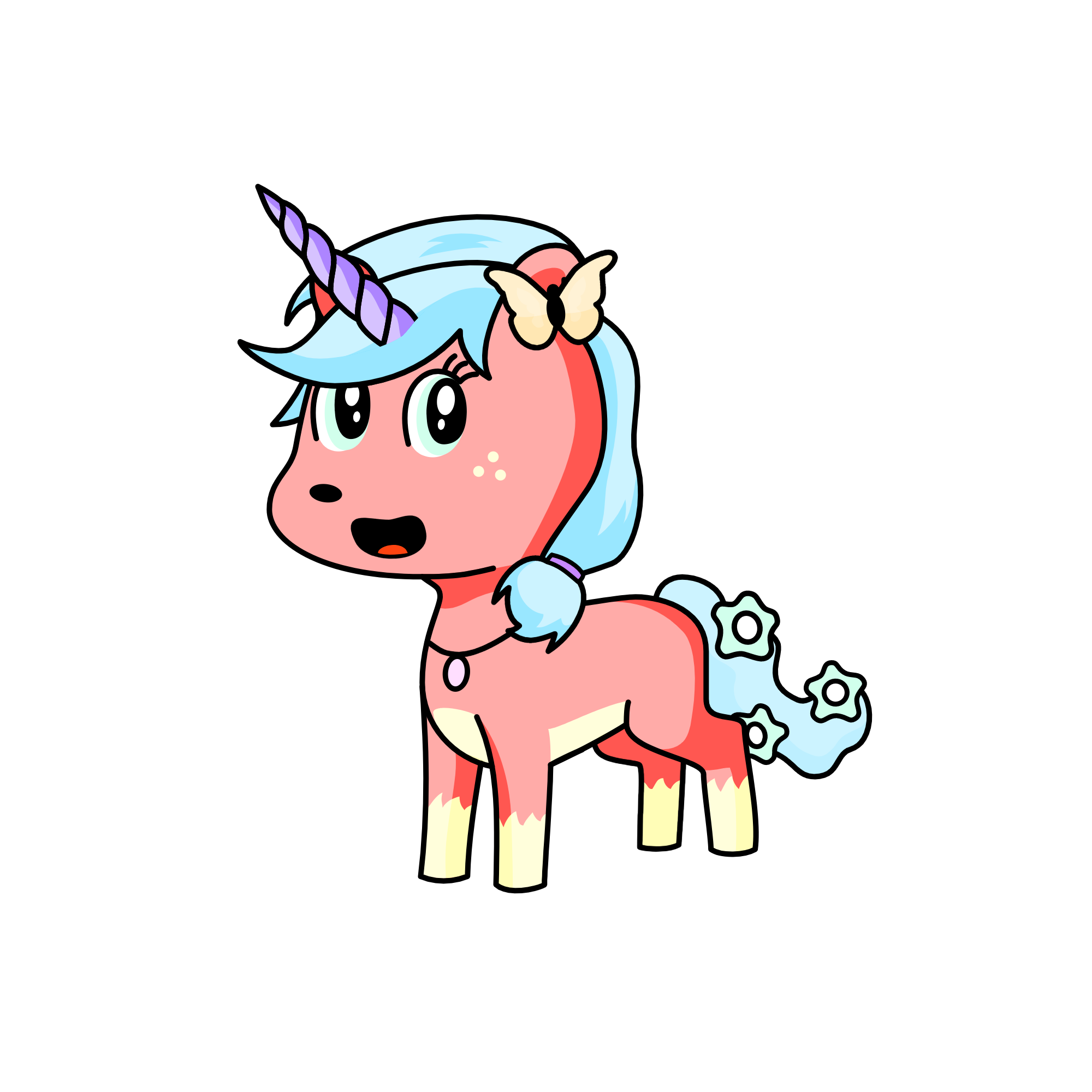 Party Pastel, the unicorn