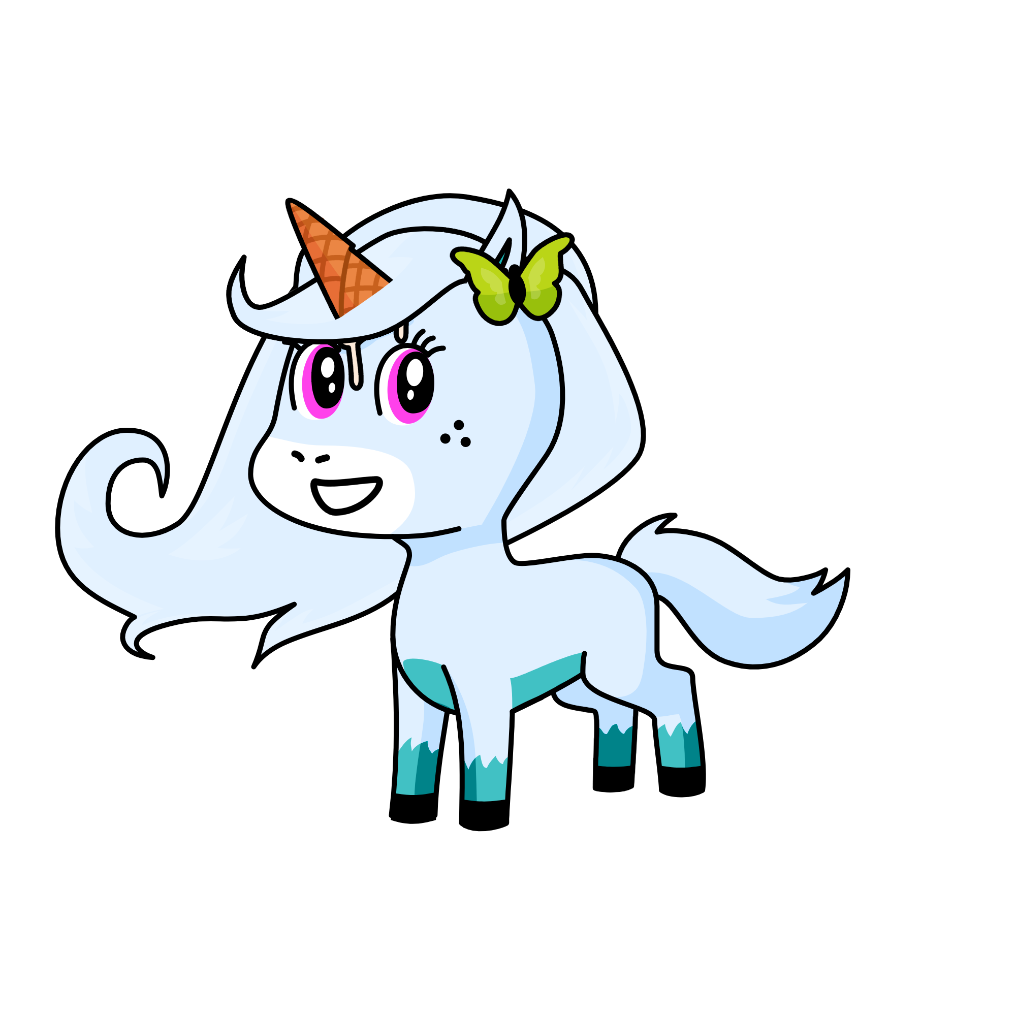 Vanilla, the unicorn