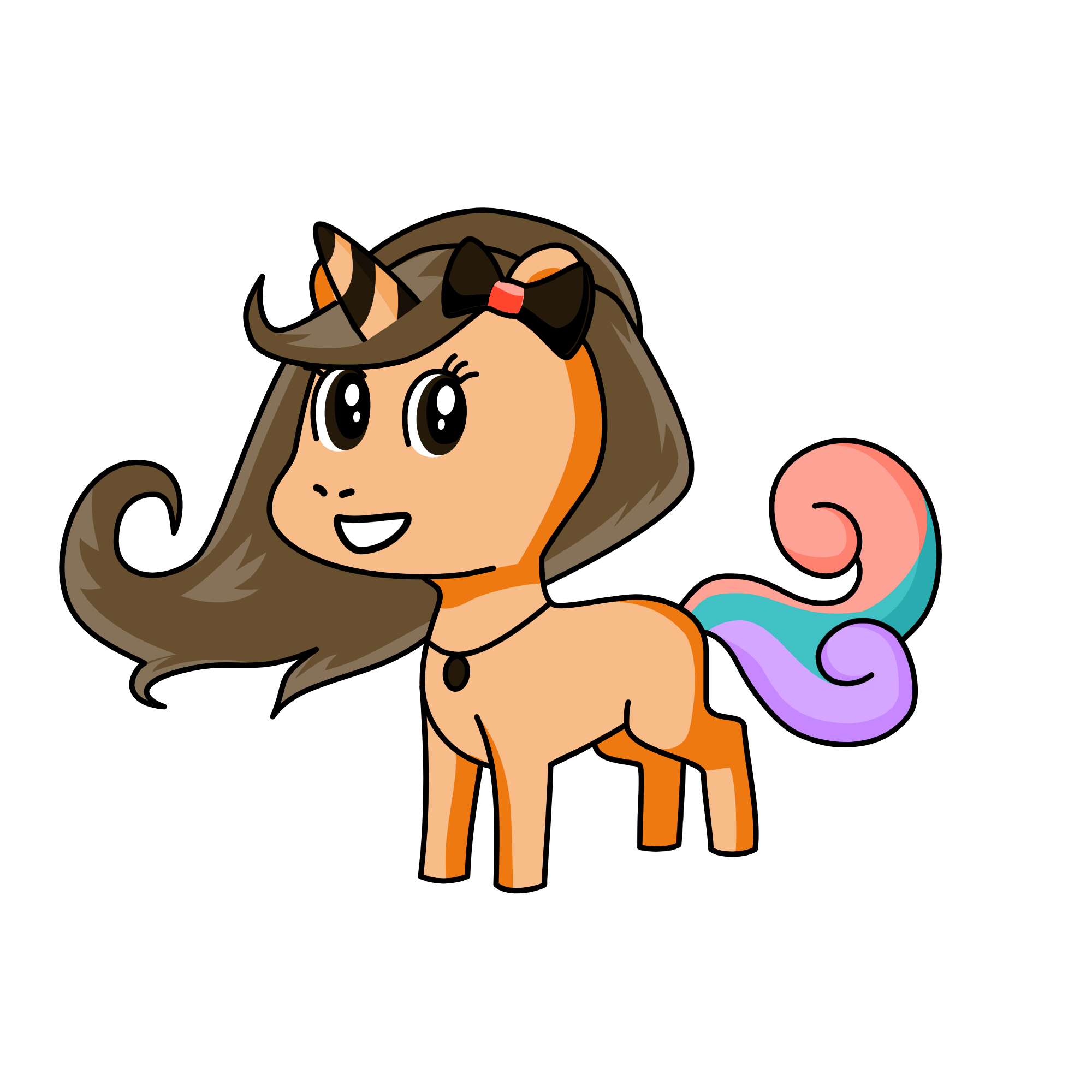 Ginger cookie, the unicorn