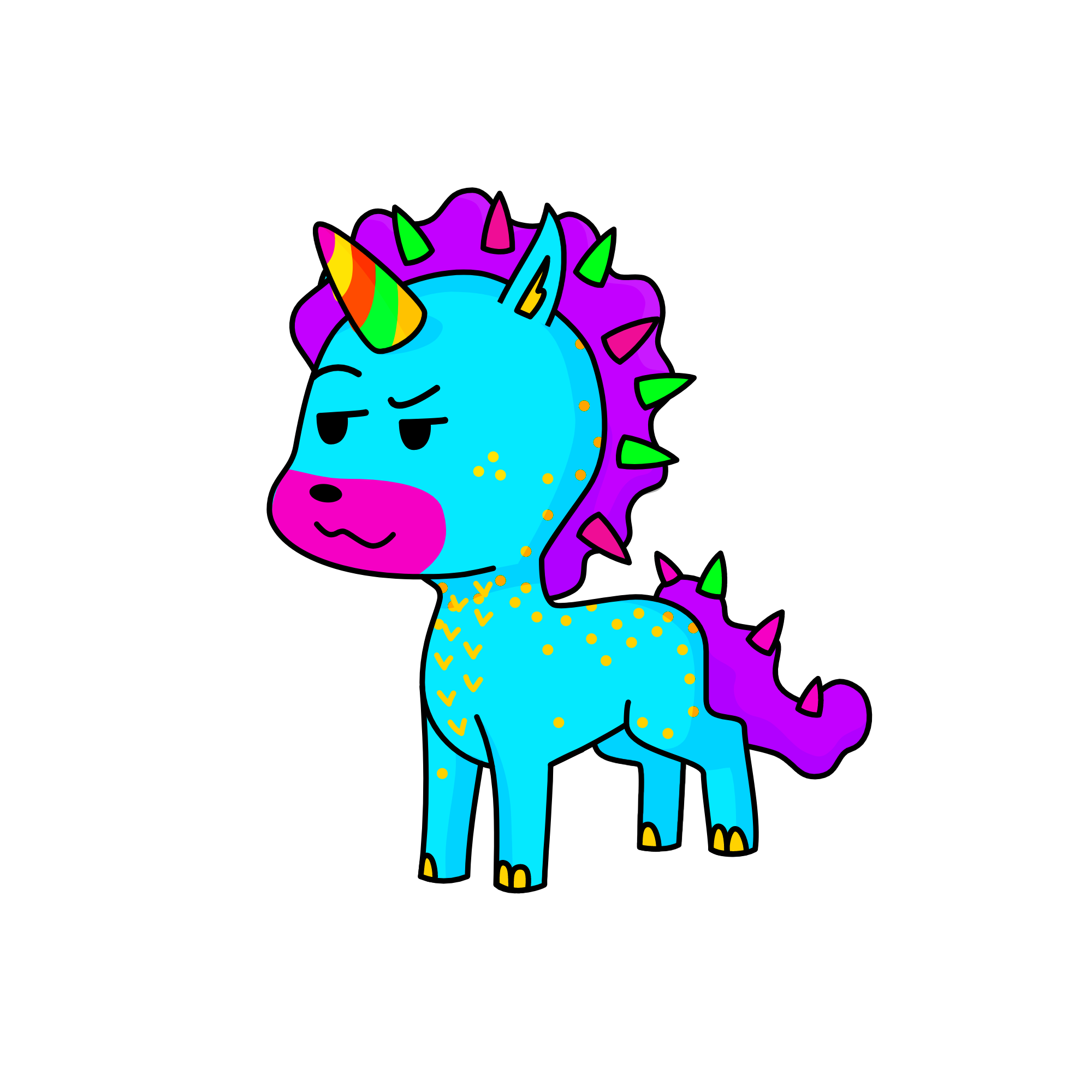 DJ Neon, the unicorn