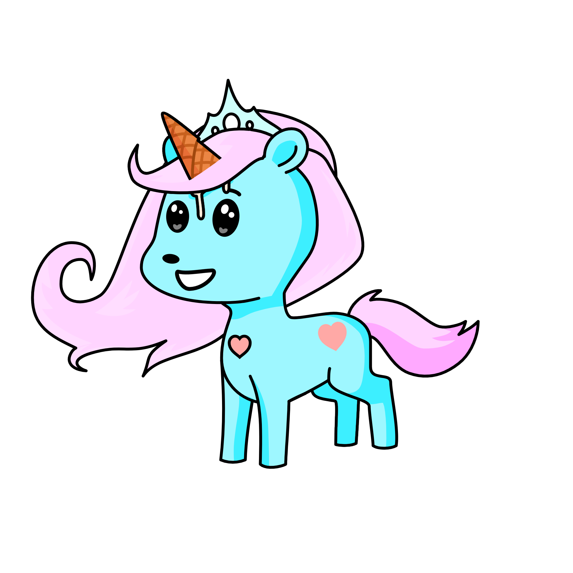 Princess Happy, the unicorn