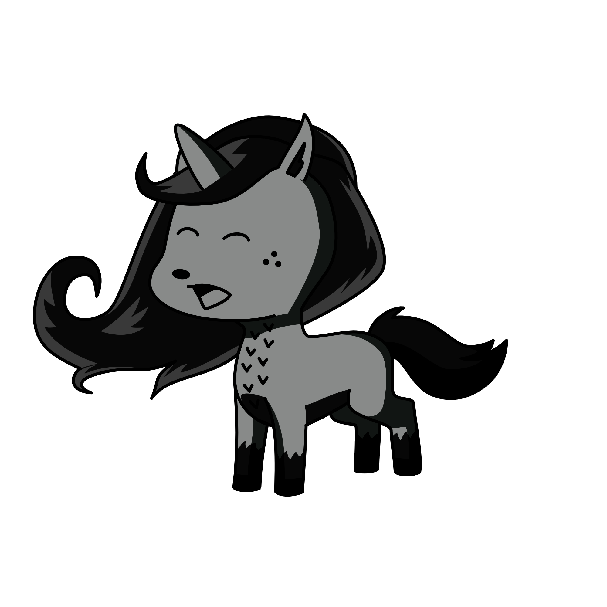Princess Sad, the unicorn