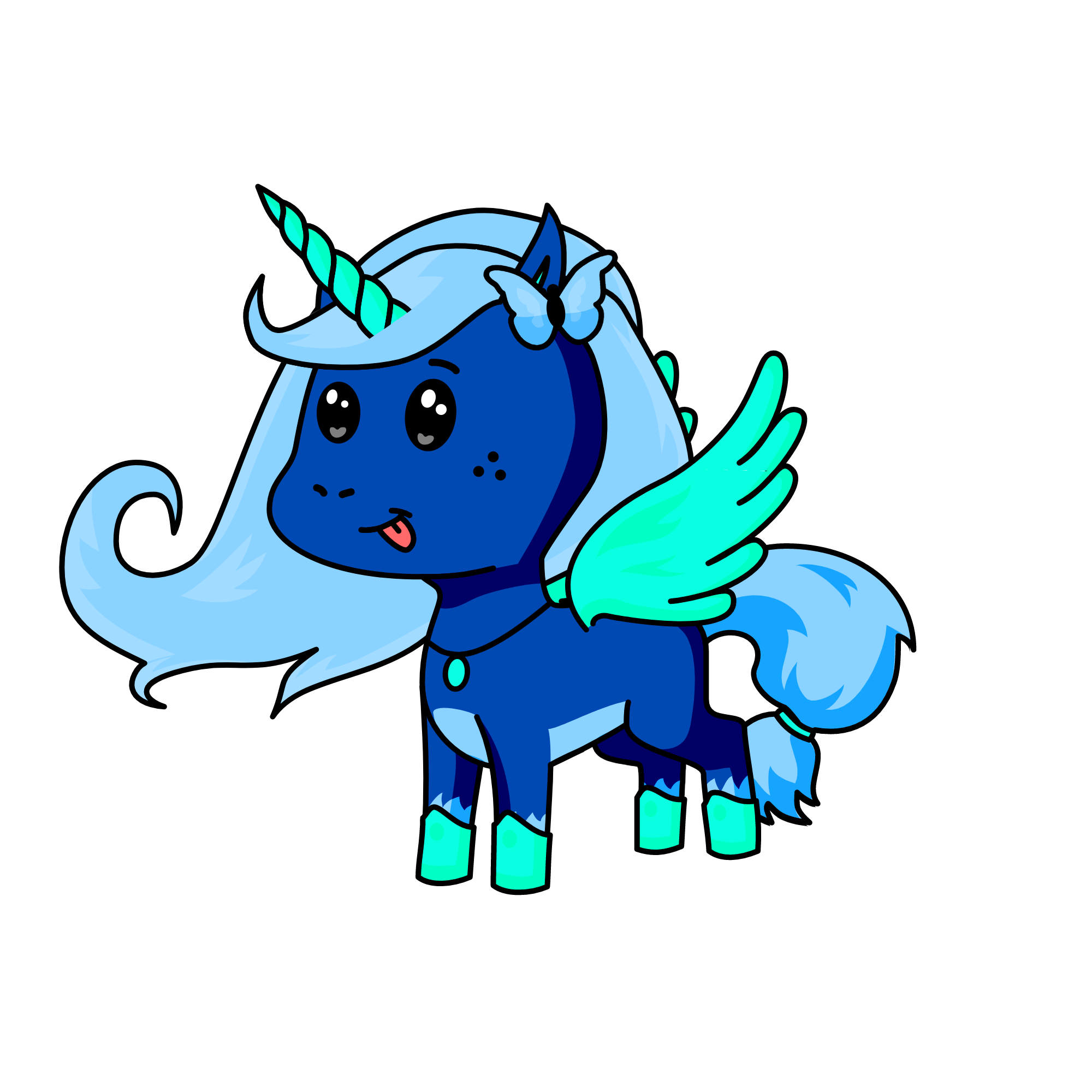 Sea Foam , the unicorn