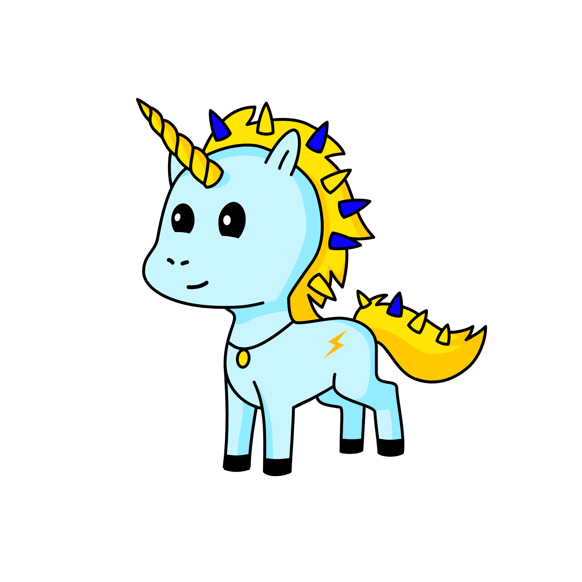 Sky, the unicorn