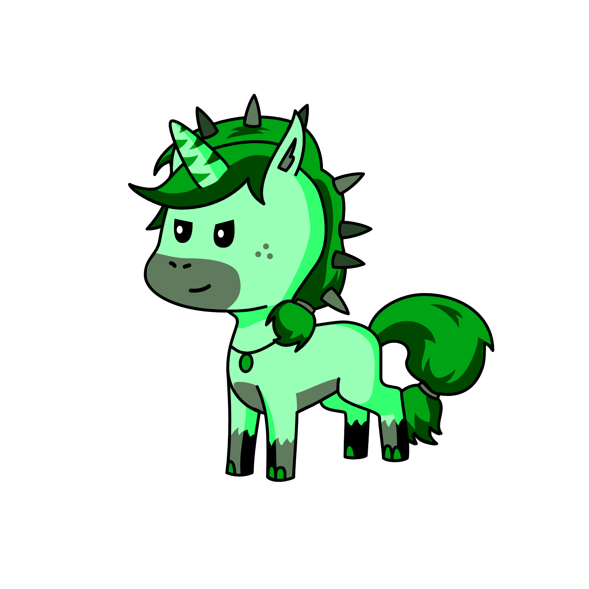 Princess Jealousy, the unicorn