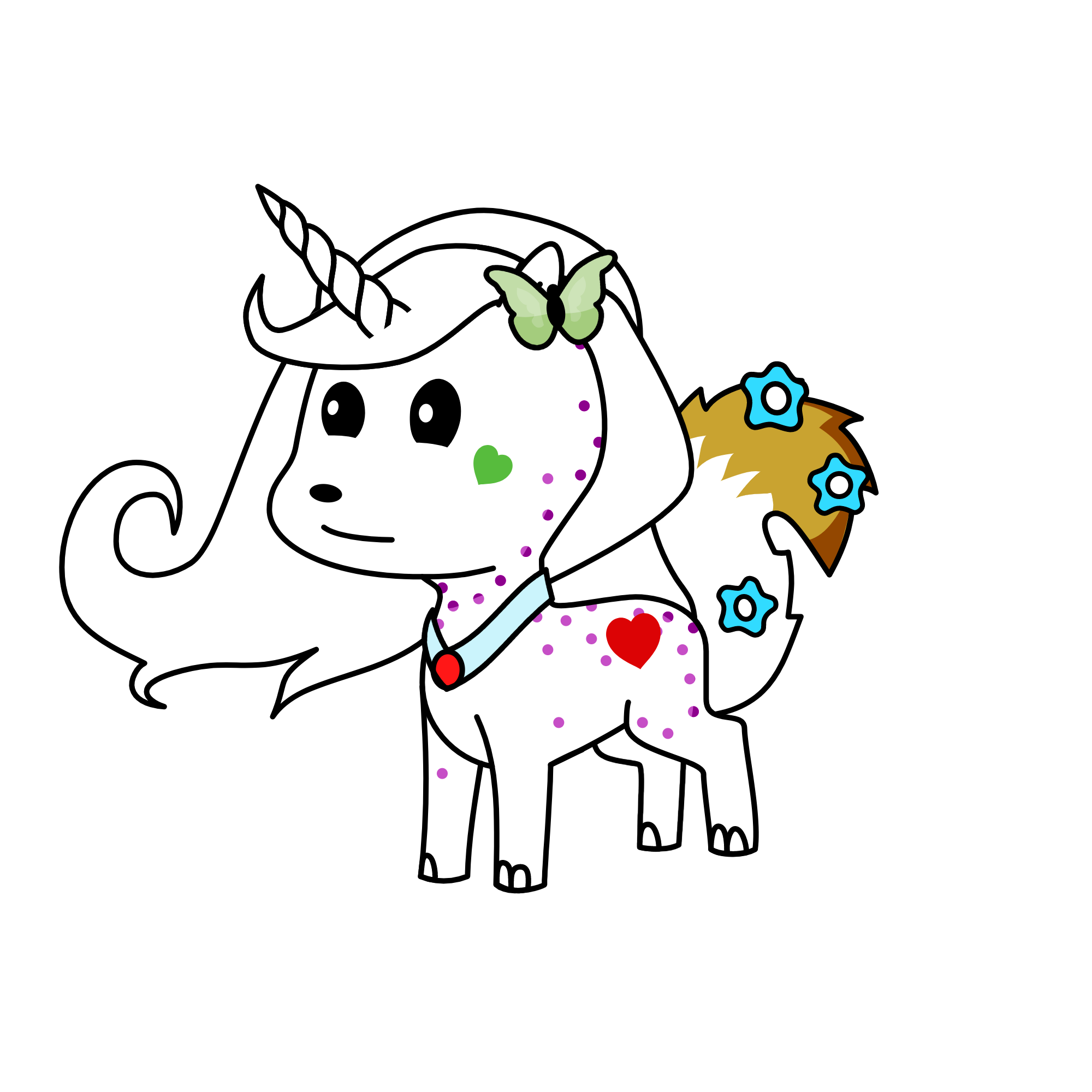 gwina dnam, the unicorn