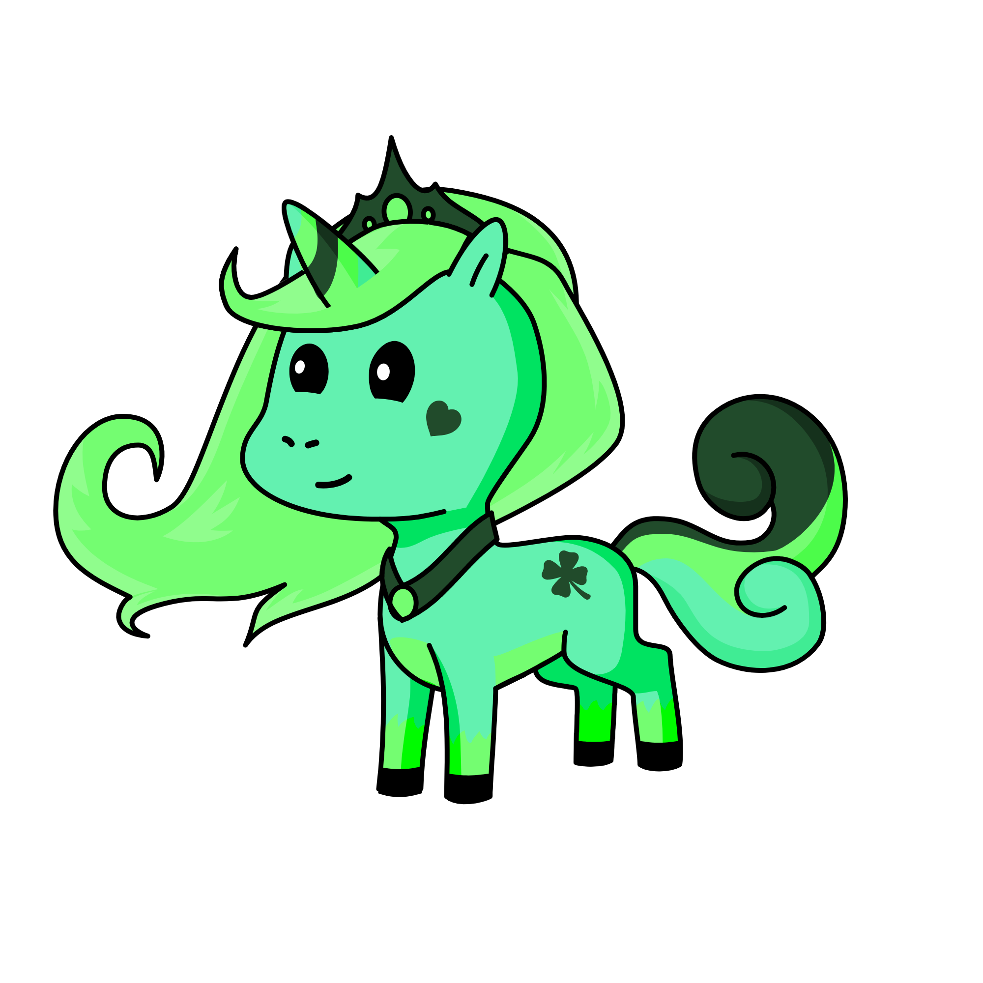 lime, the unicorn