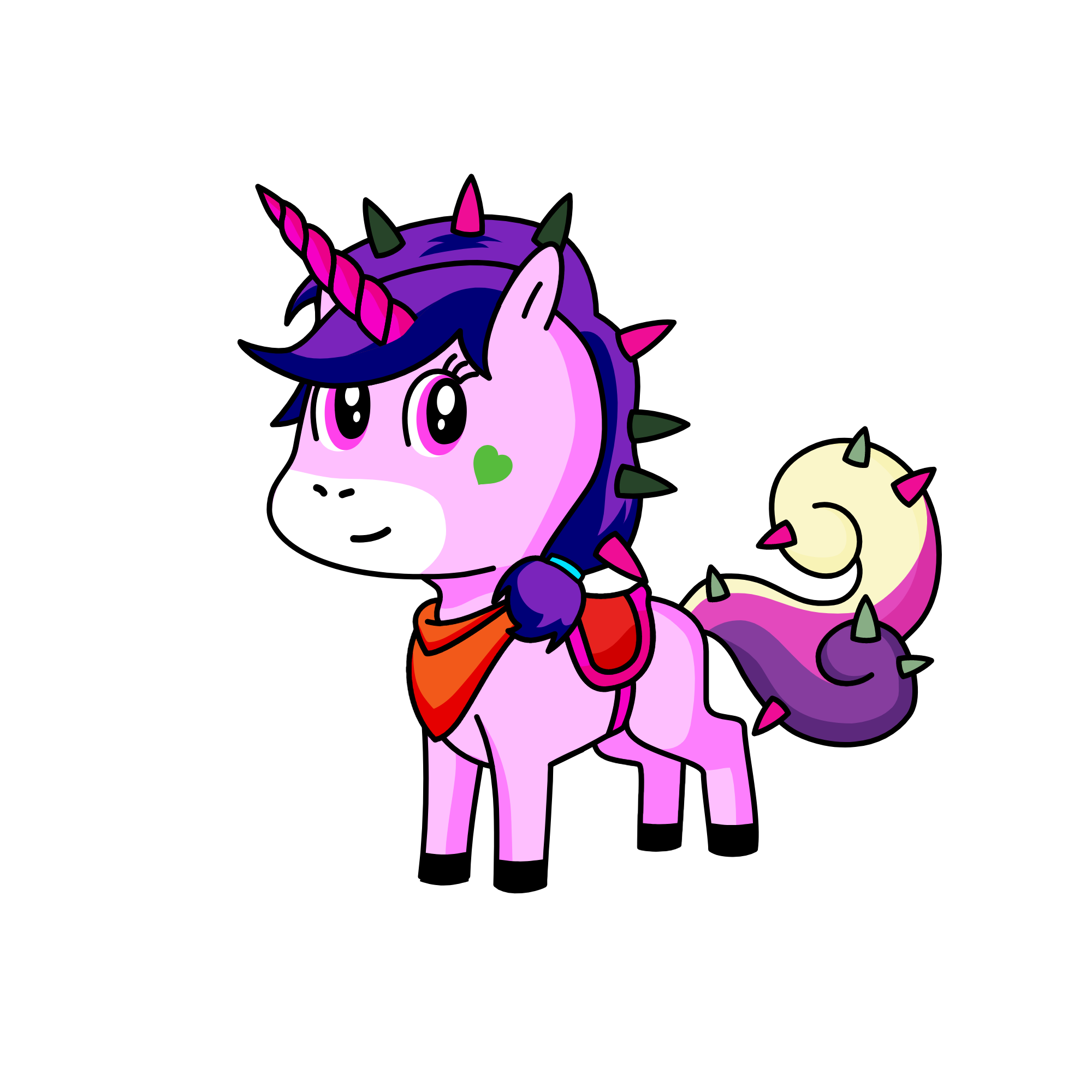 YUDY, the unicorn