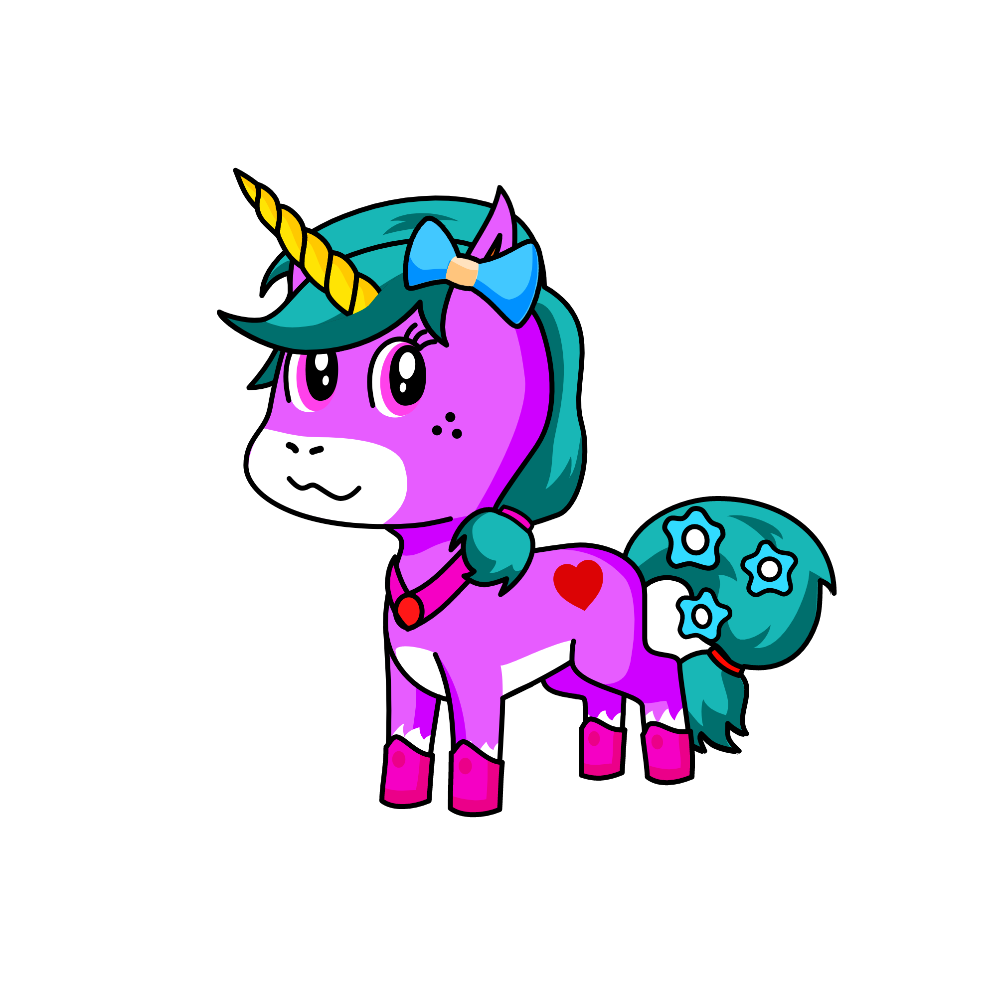 小蝴蝶, the unicorn