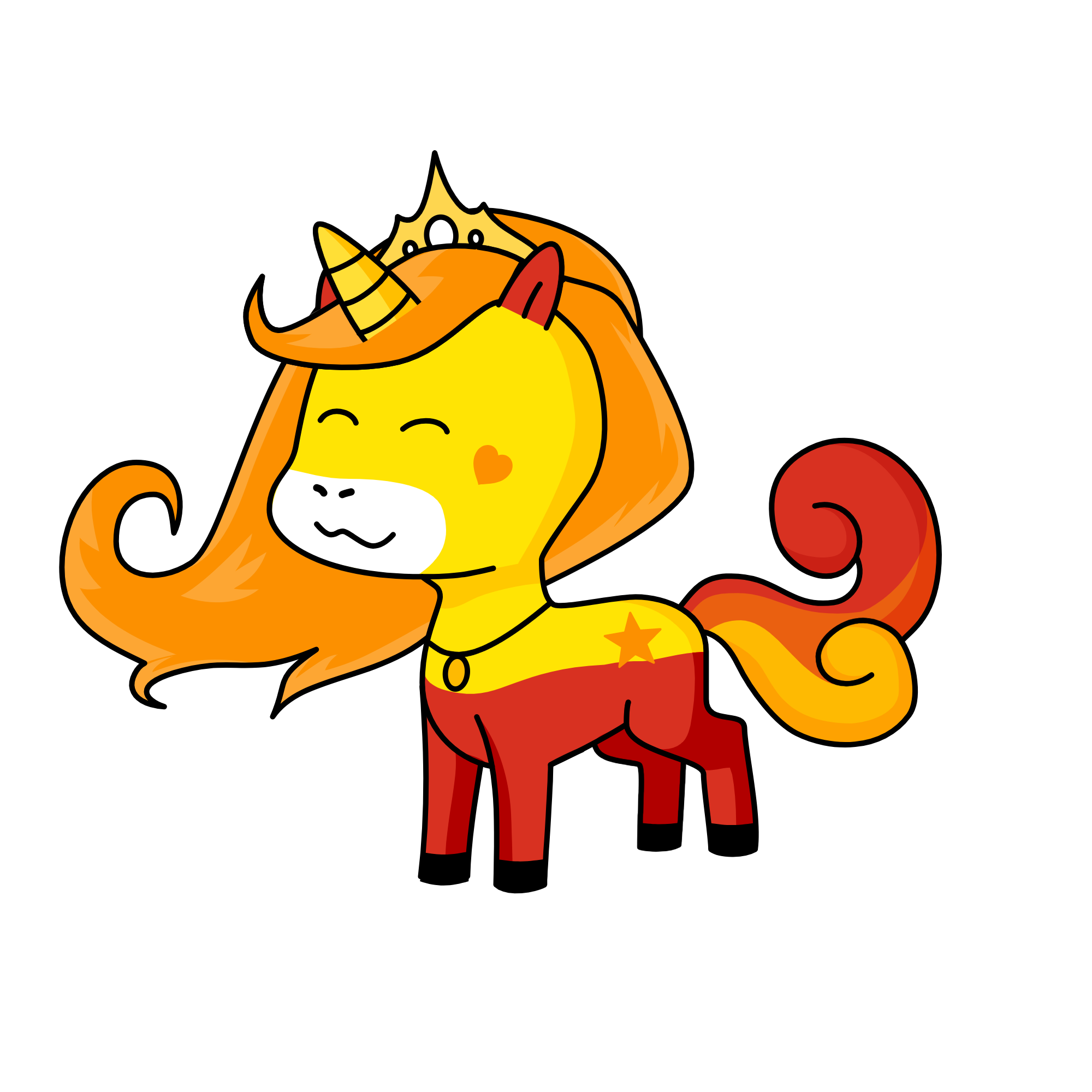 Princess Fury, the unicorn