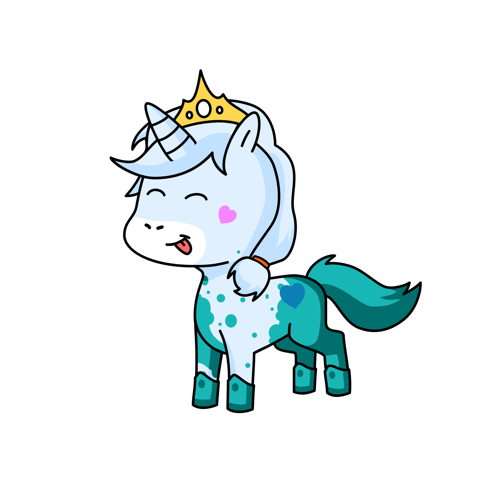 Snow Queen, the unicorn