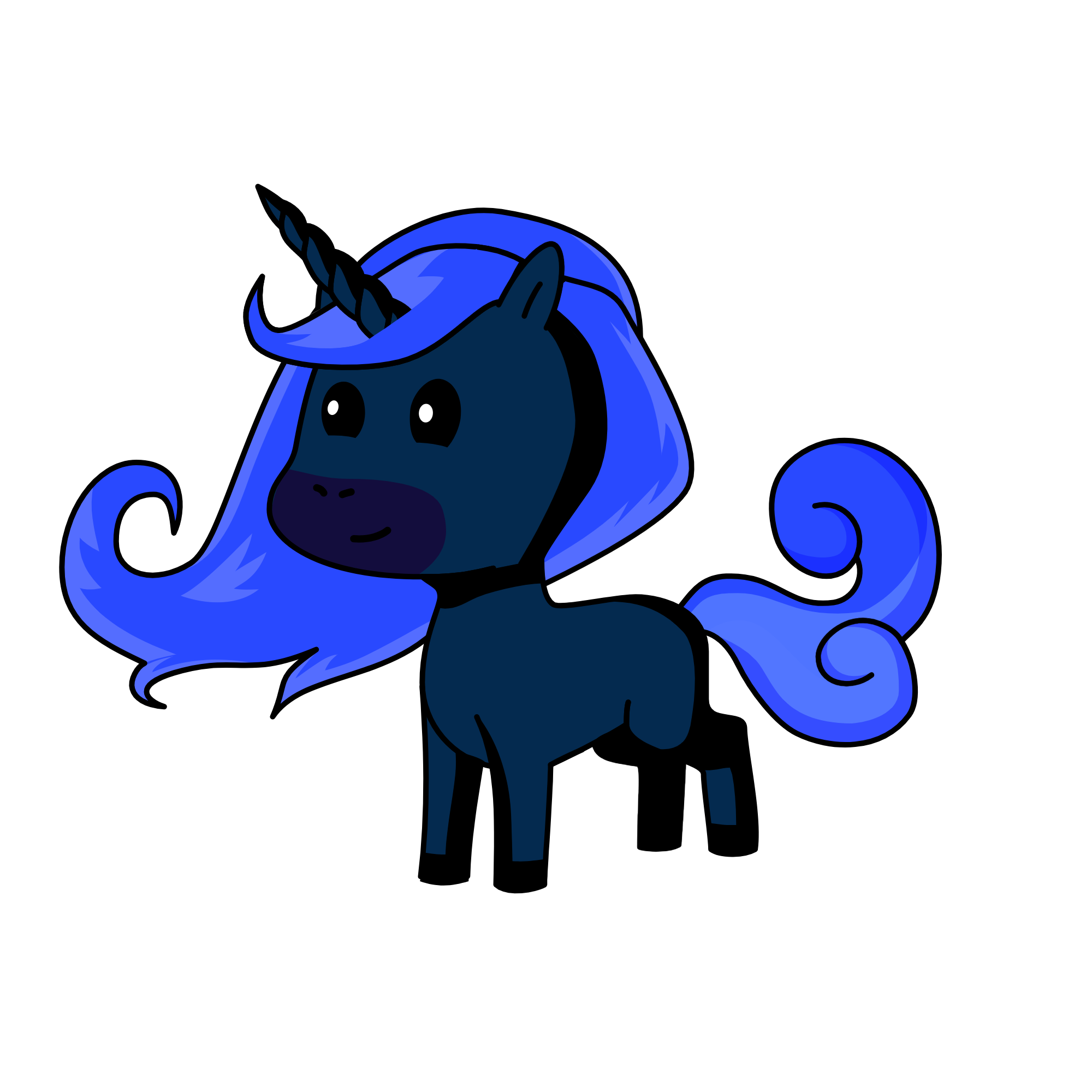 Princess Luna, the unicorn