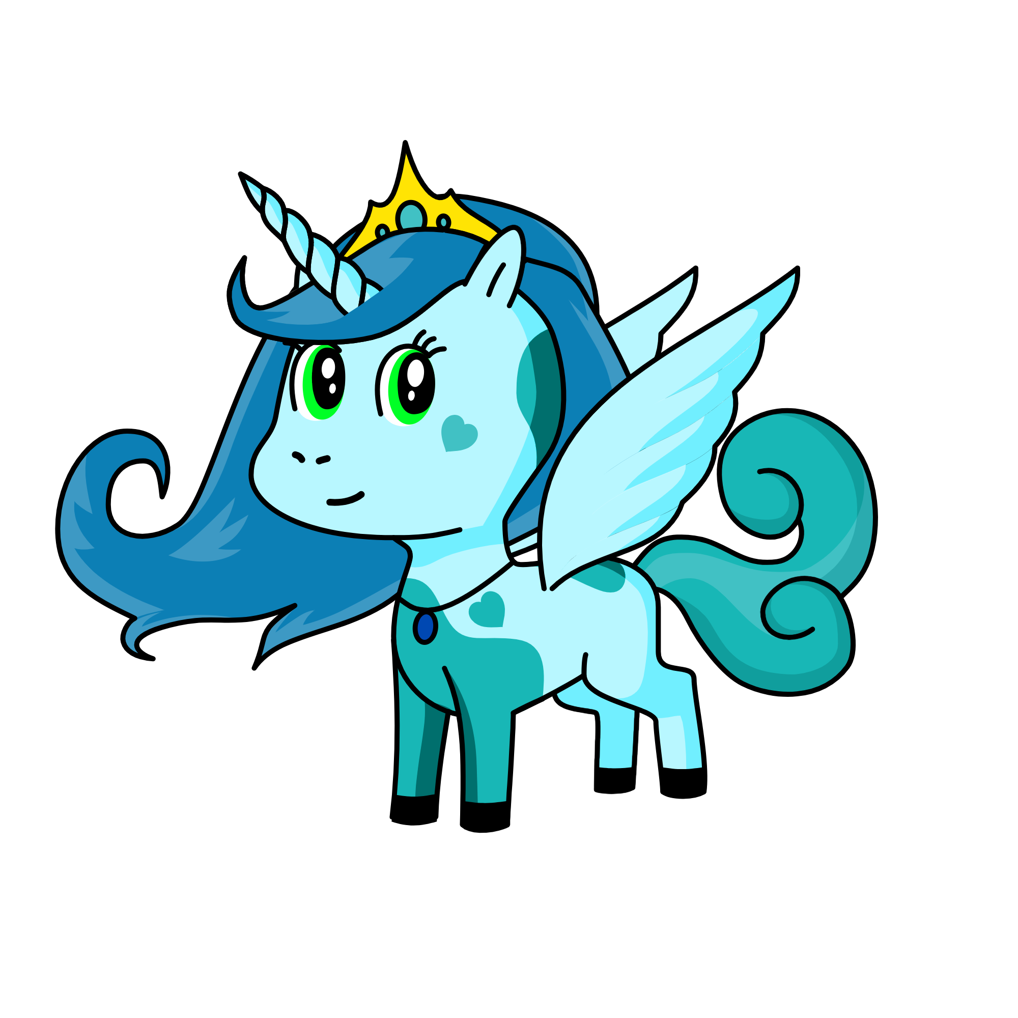 Issen bluet, the unicorn