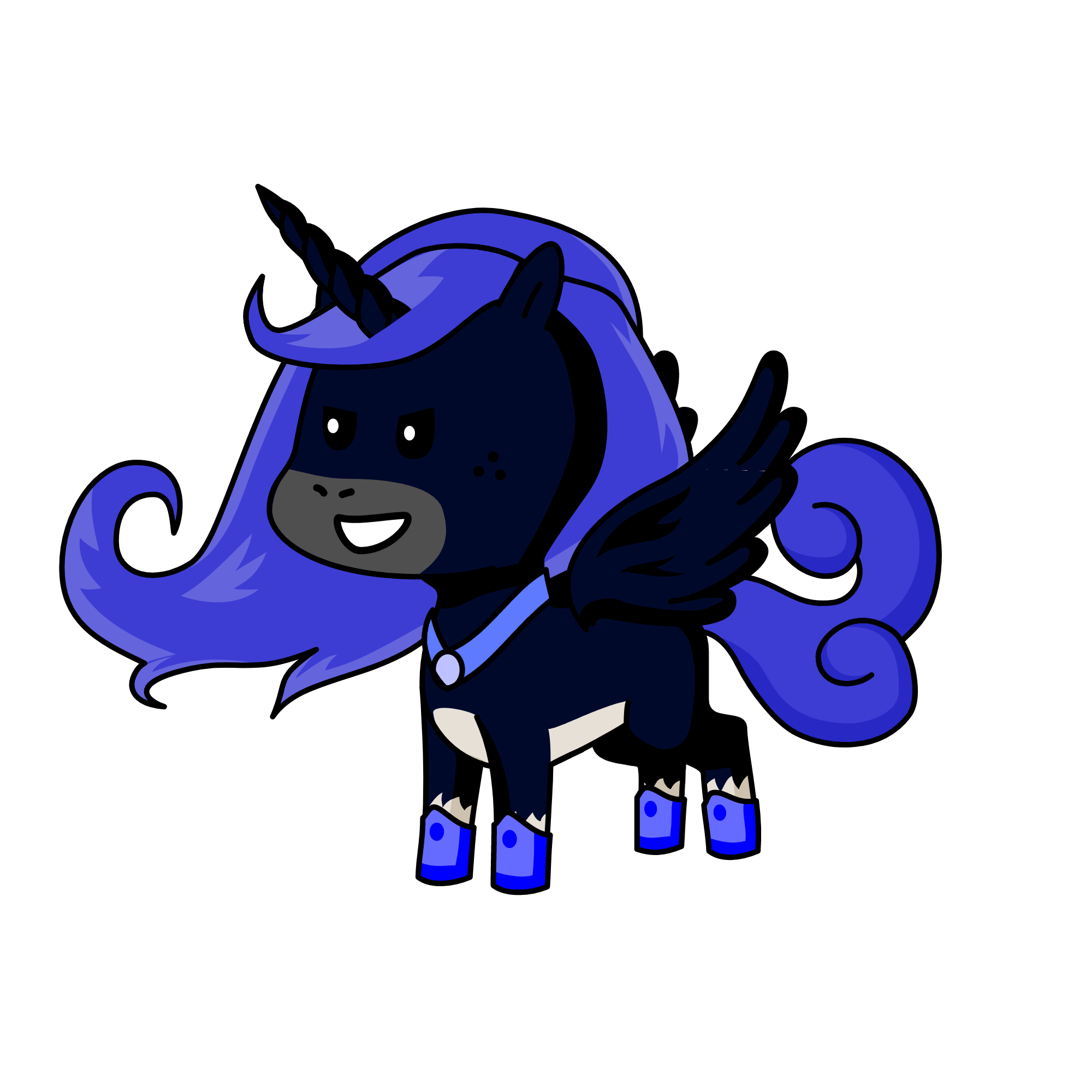 nightmare moon, the unicorn
