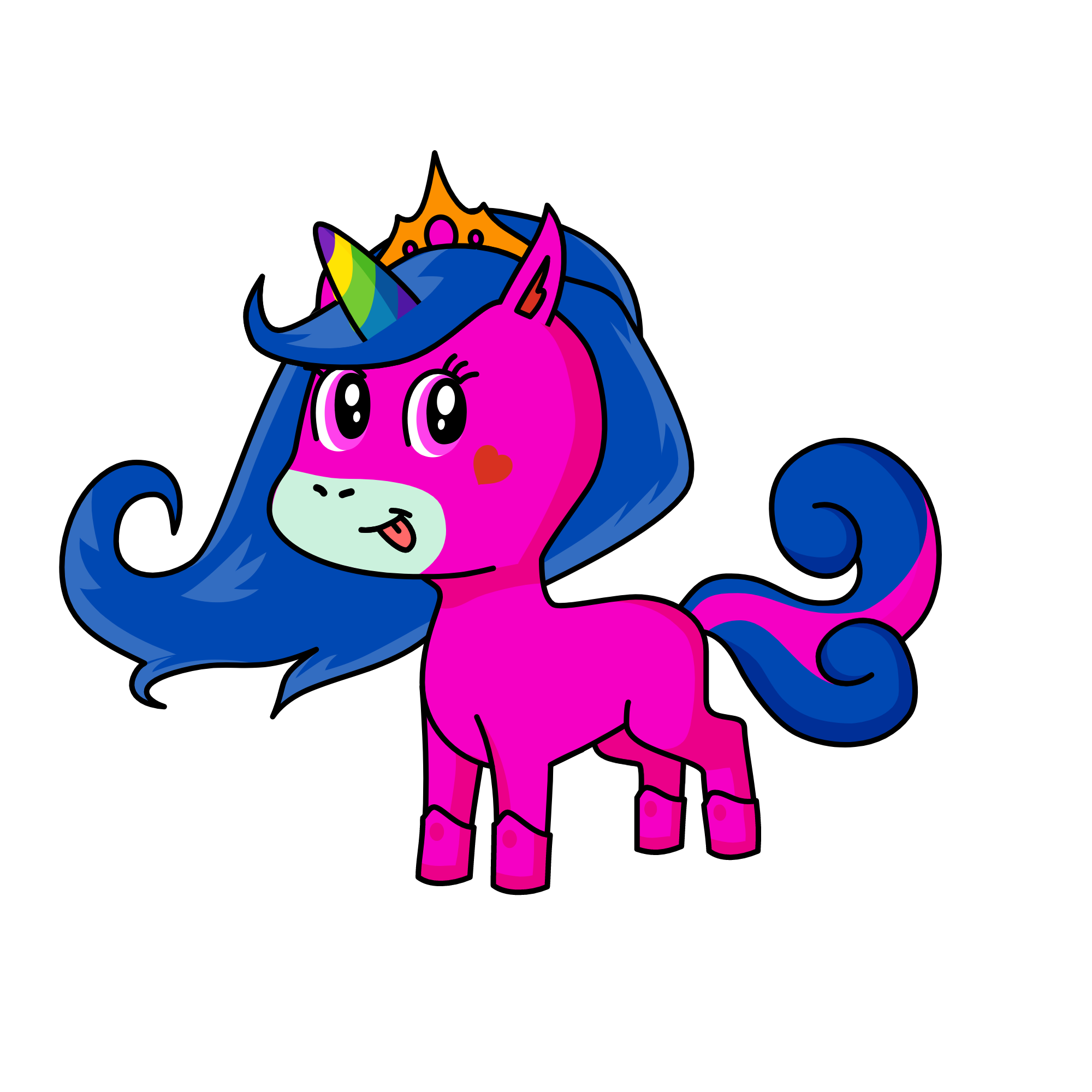 PINKY , the unicorn