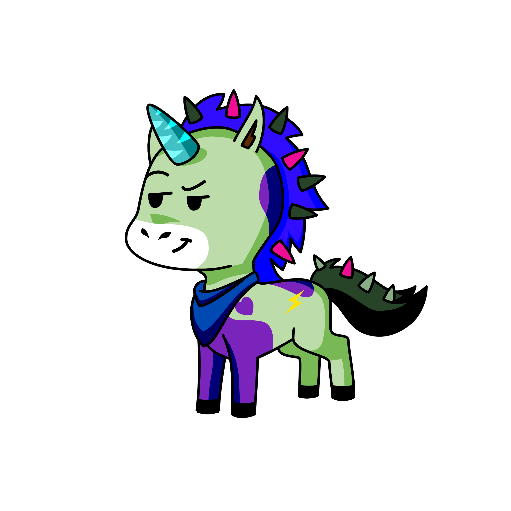 boş kafalı, the unicorn