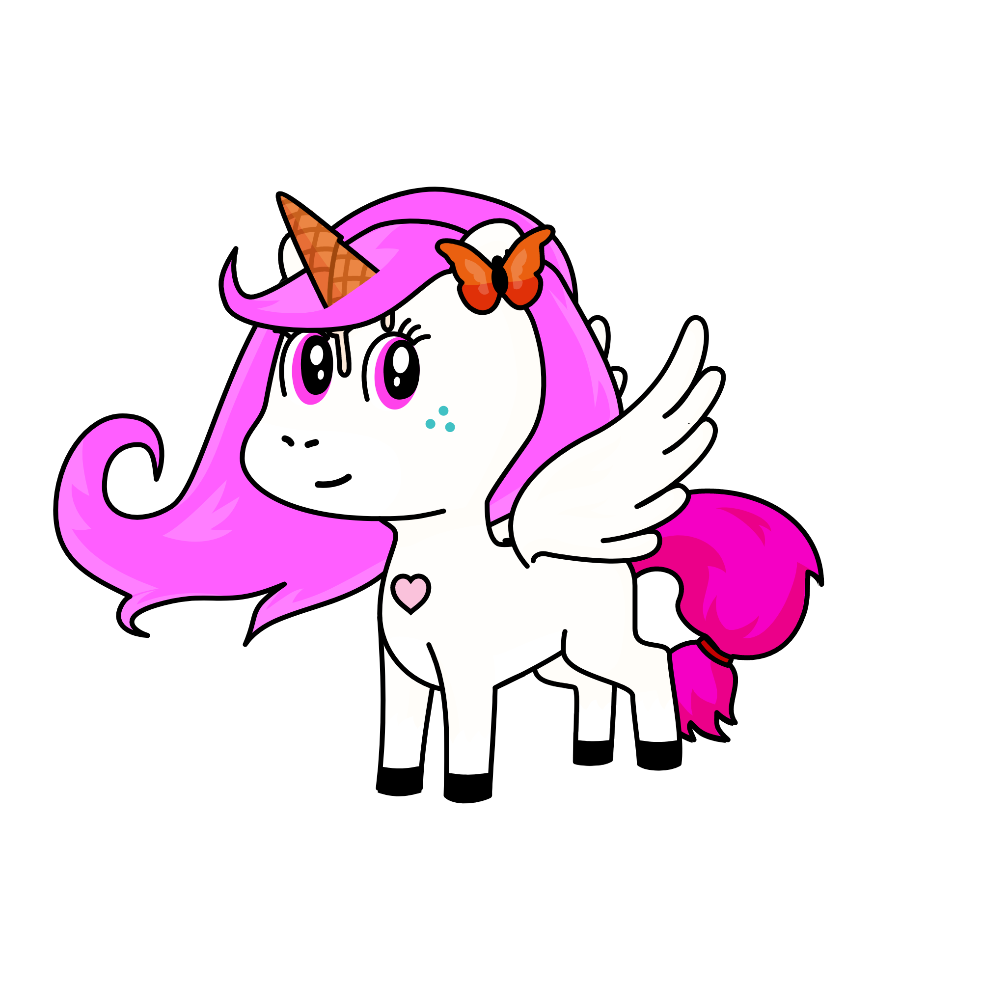 single cone double cone uni cone, the unicorn