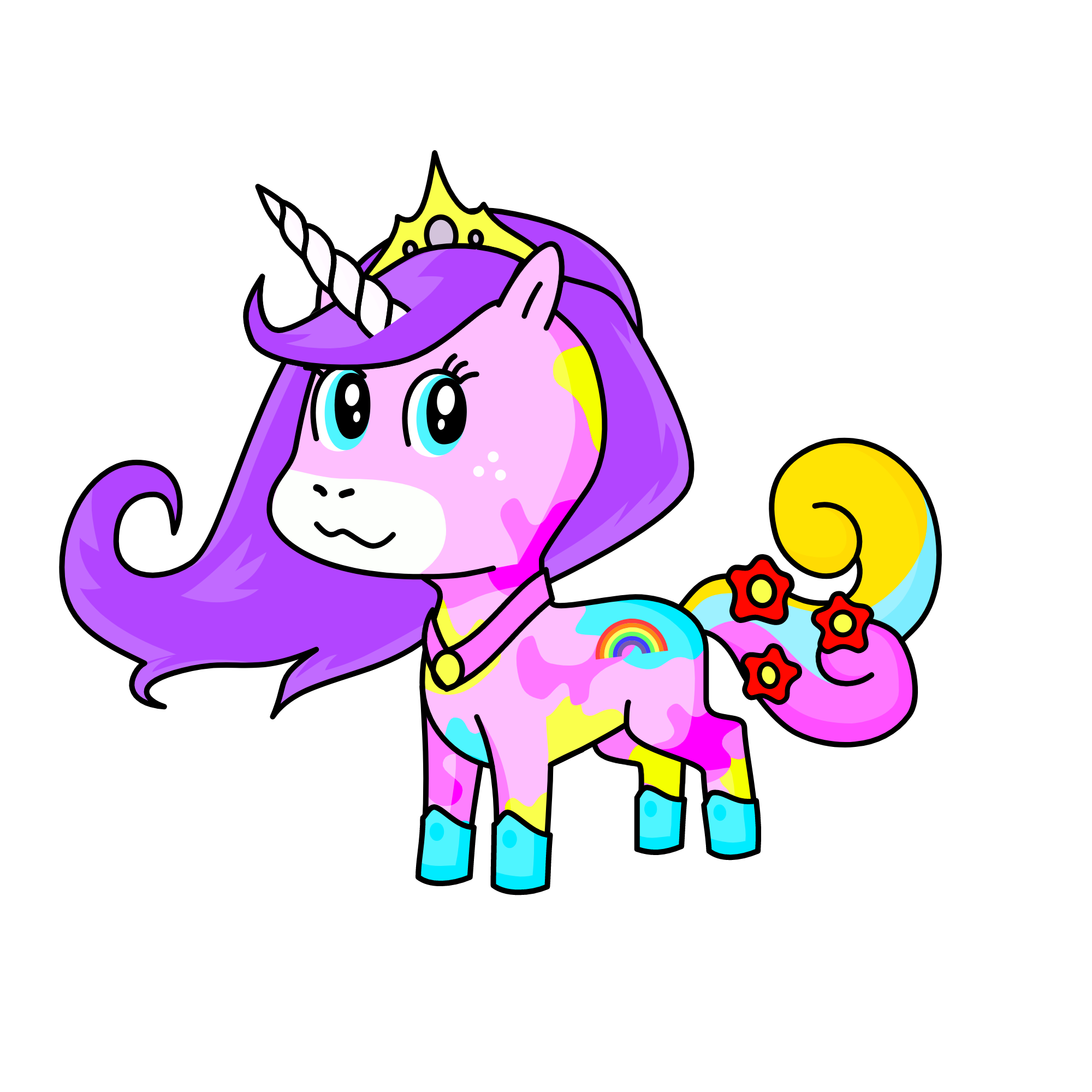 Itz Rainbow Pancake, the unicorn