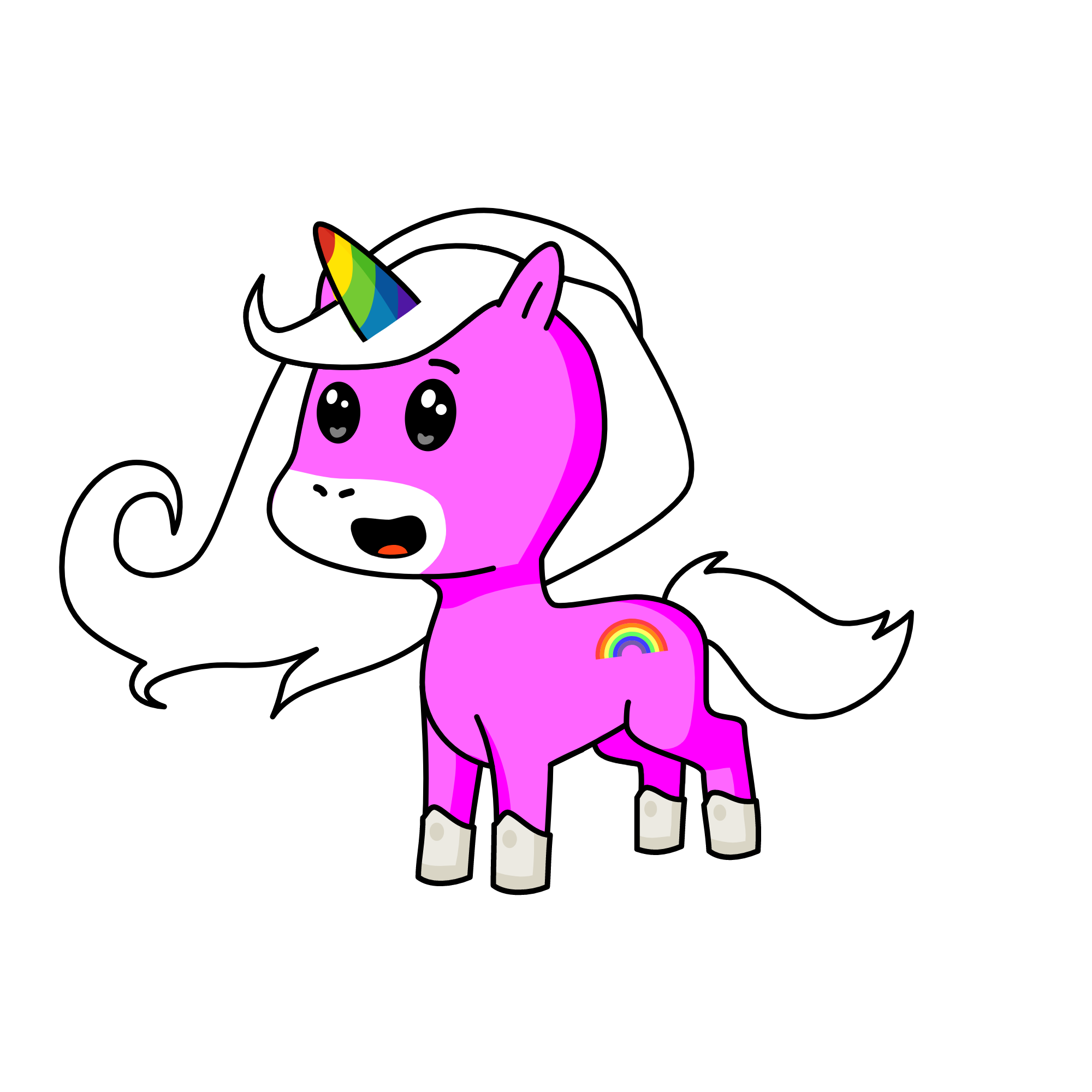 مهلل, the unicorn