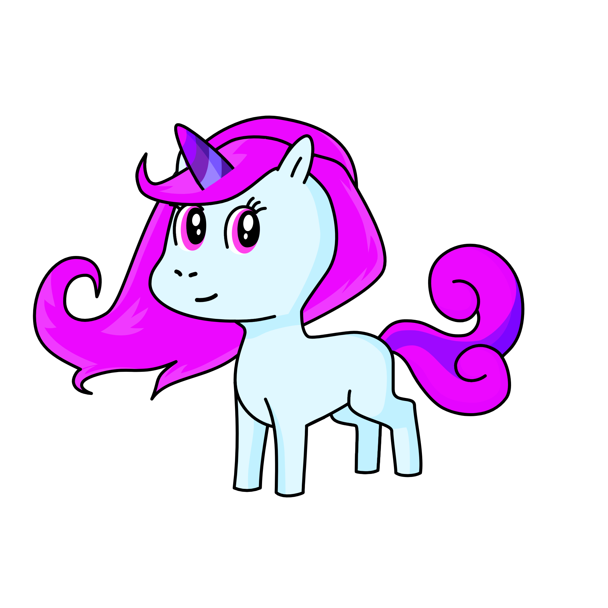Your best friend (her name is marshmalow), the unicorn