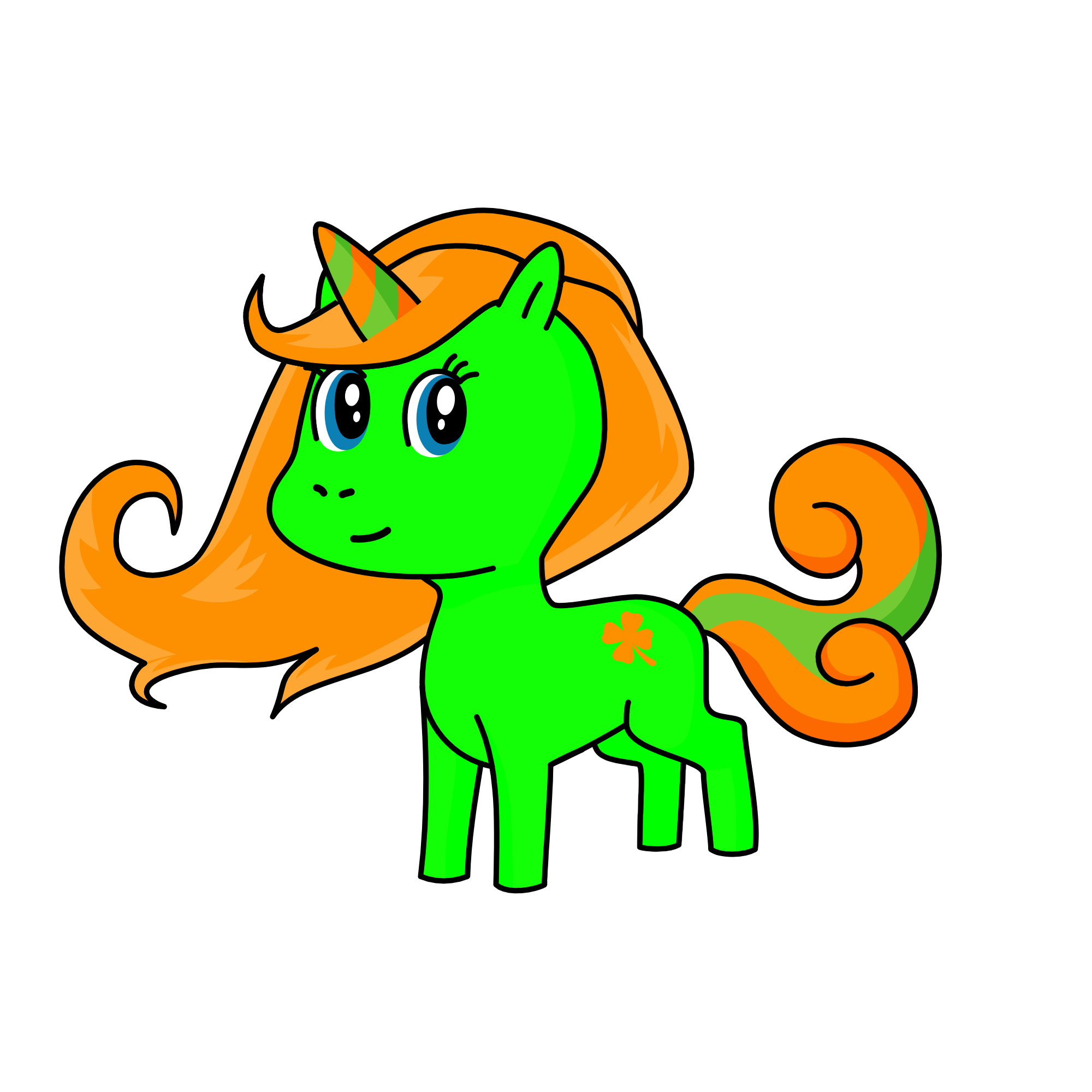 Shamrock , the unicorn