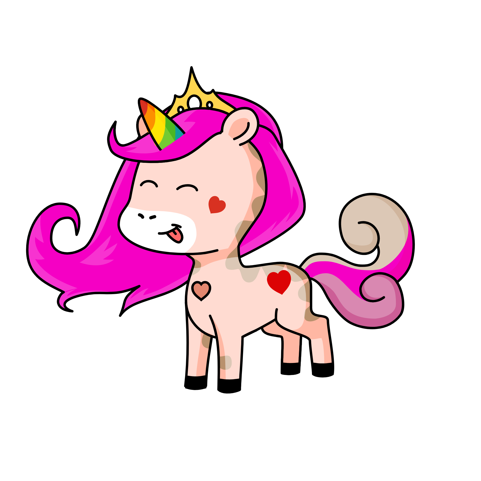 Pinky, the unicorn