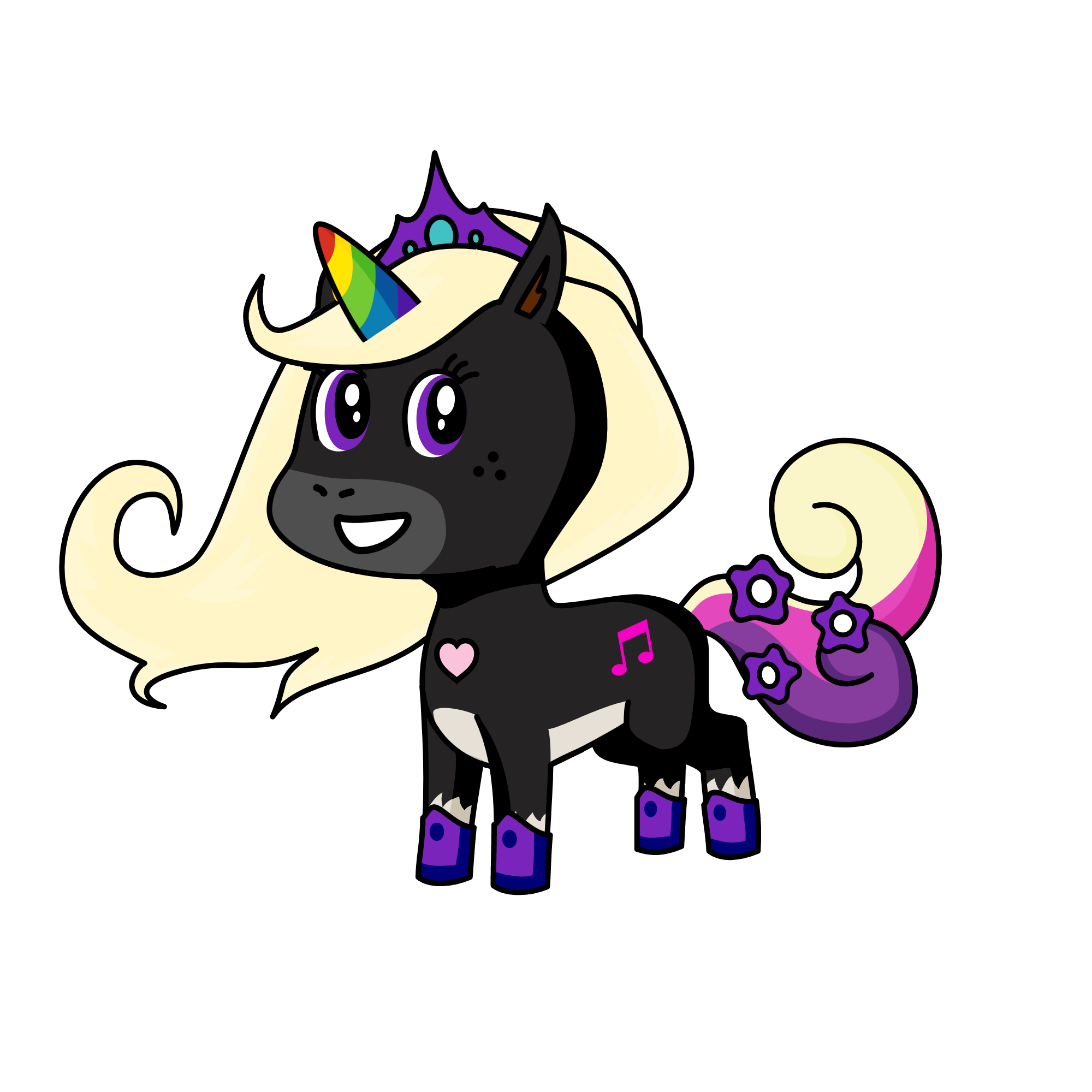Queeni unicorn , the unicorn